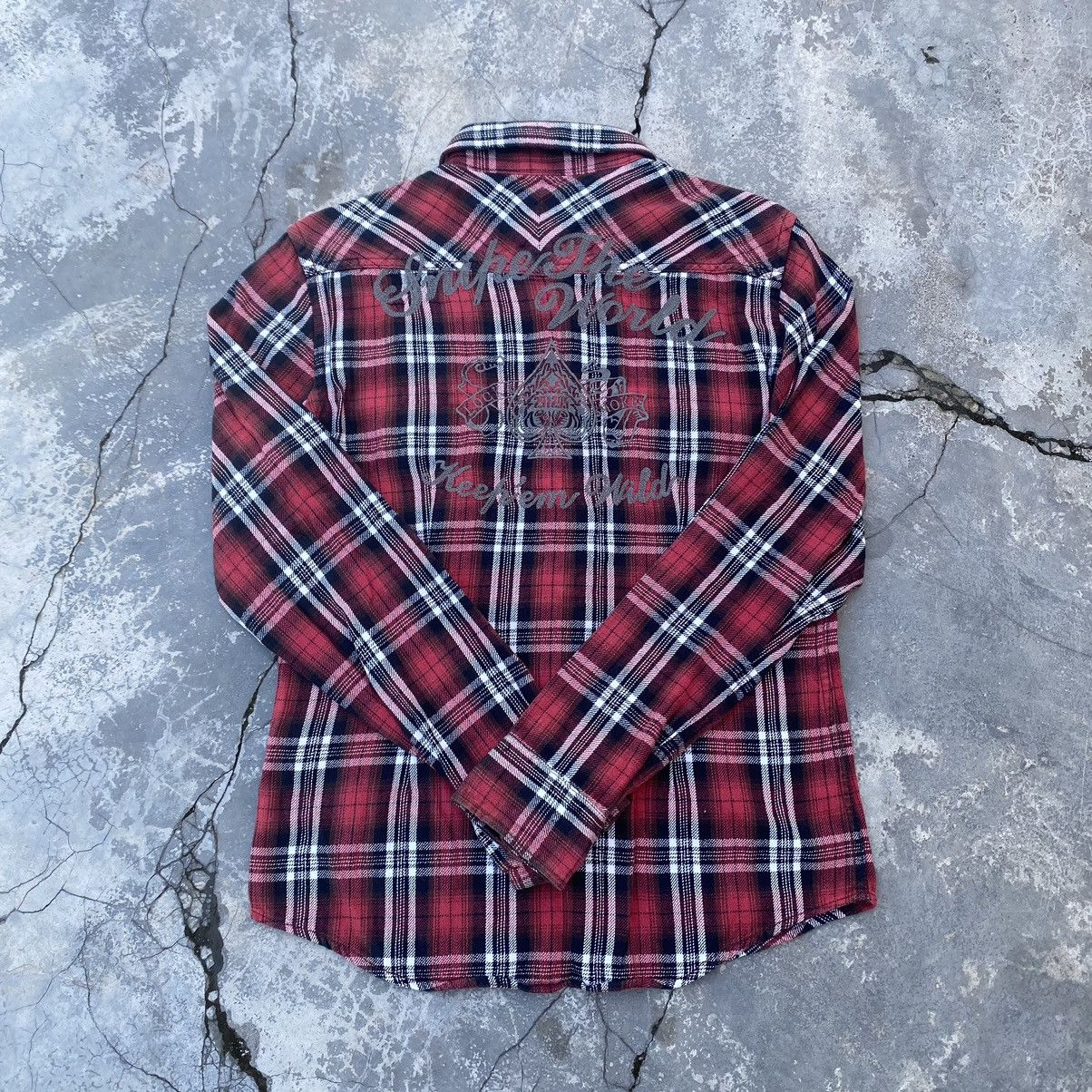 20471120 × If Six Was Nine × Japanese Brand 291295 HOMME Checkered Shirt Size US M / EU 48-50 / 2 - 2 Thumbnail