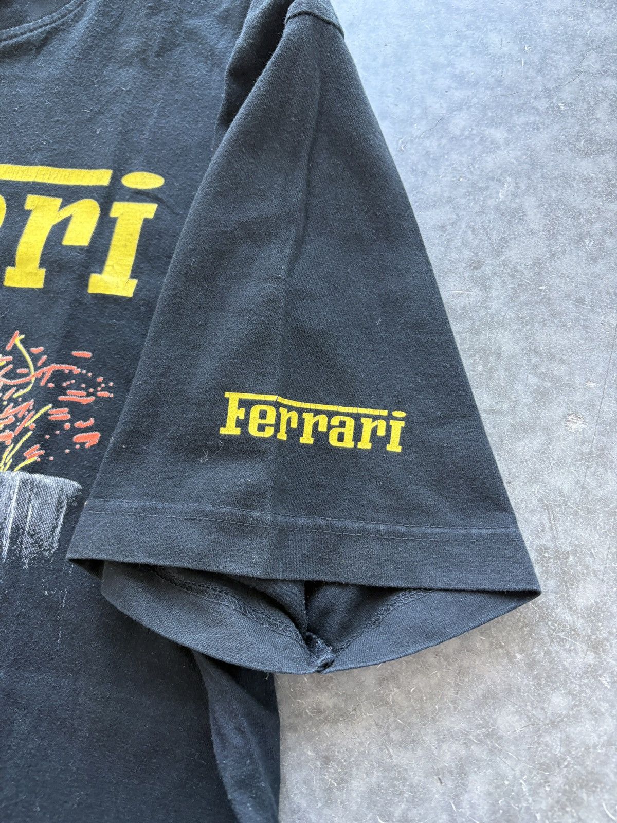 Ferrari Vintage 90s Ferrari F1 Graphic Tee Size US L / EU 52-54 / 3 - 3 Thumbnail