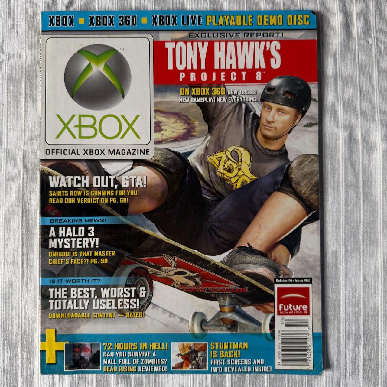 Other VTG XBOX Magazine #62 October 2006 Tony Hawk's Project 8 Size ONE SIZE - 1 Thumbnail