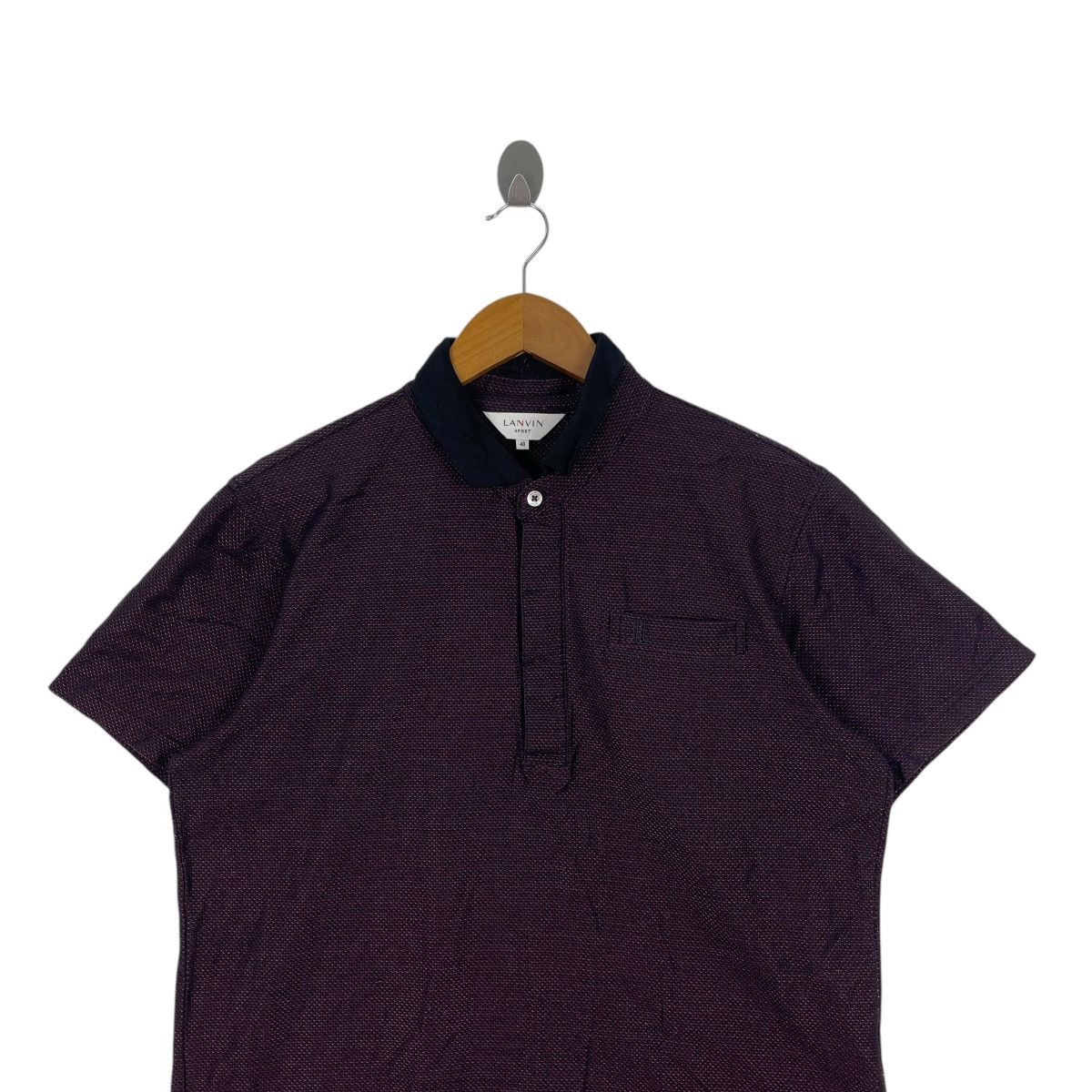 Lanvin × Vintage Vintage Lanvin Sport Polo Tee Shirt Size US L / EU 52-54 / 3 - 2 Thumbnail