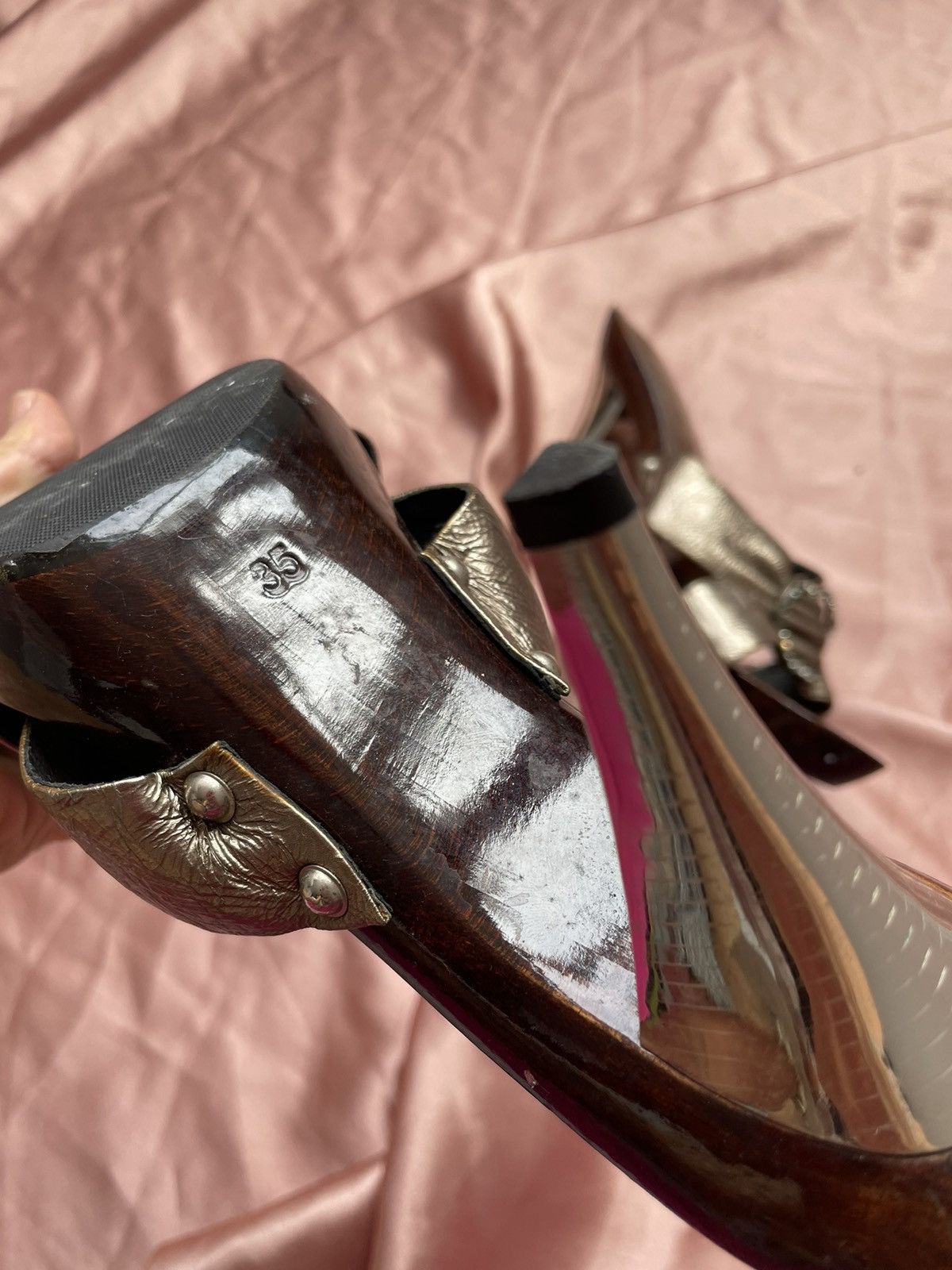 Vintage Y2k heels Size US 5.5 / IT 35.5 - 10 Thumbnail
