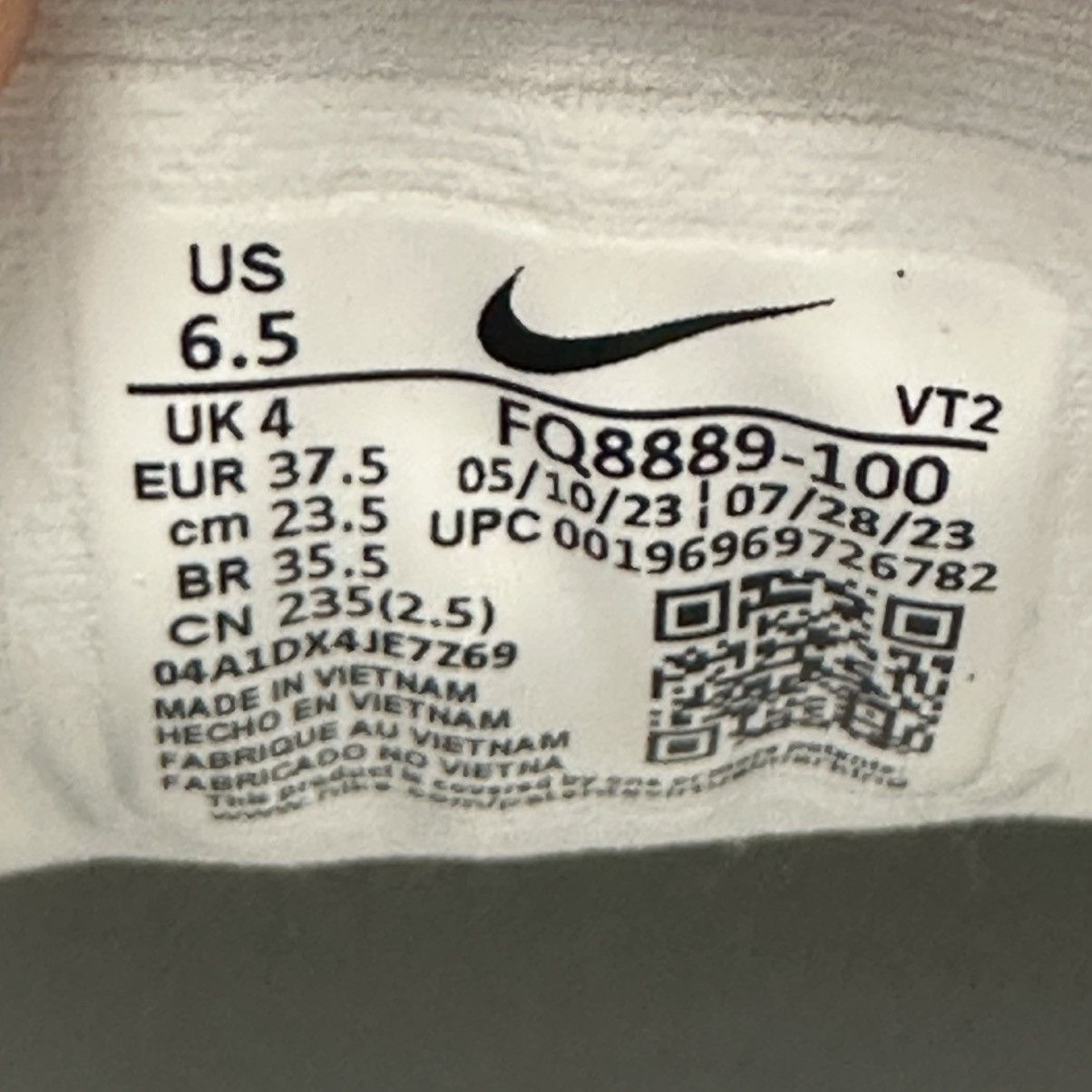 Nike Size 6.5W (5M) - Nike Air Max 97 White Chrome FQ8889-100 Size US 6.5 / IT 36.5 - 6 Thumbnail