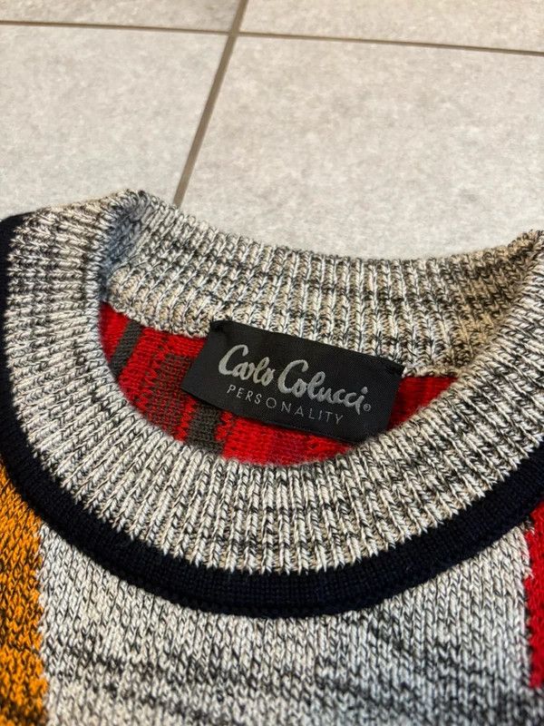 Carlo Colucci Vintage Carlo Colucci 3D Knit Sweater Size US XL / EU 56 / 4 - 6 Thumbnail