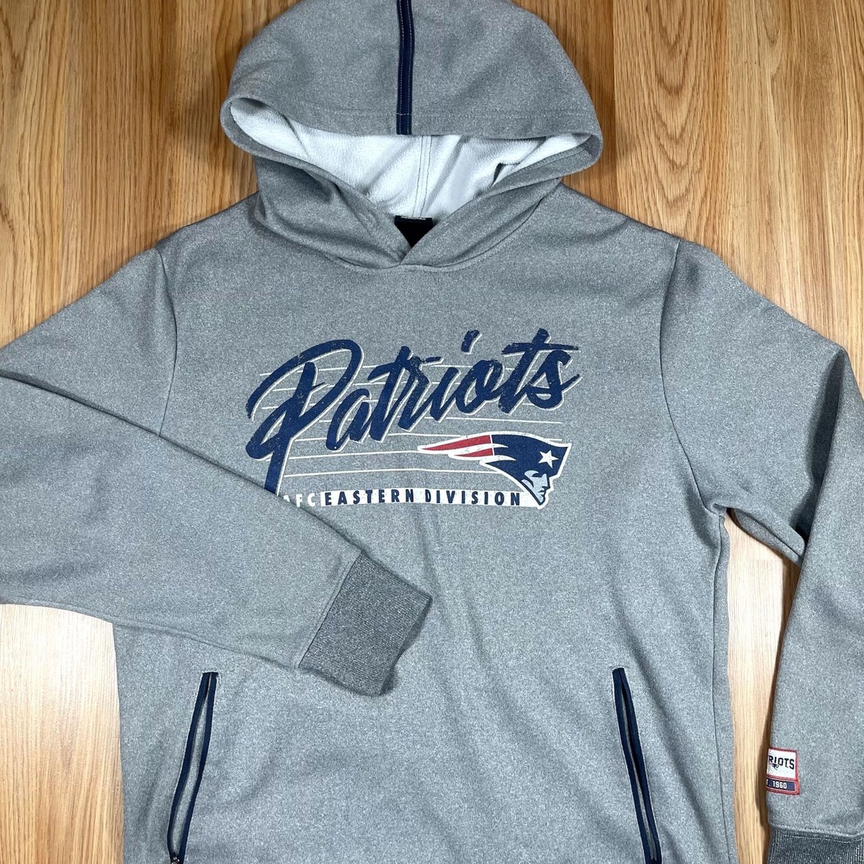 NFL NFL Team Apparel New England Patriots AFC Eastern Hoodie Sweatshirt Mens Medium Size US M / EU 48-50 / 2 - 2 Thumbnail