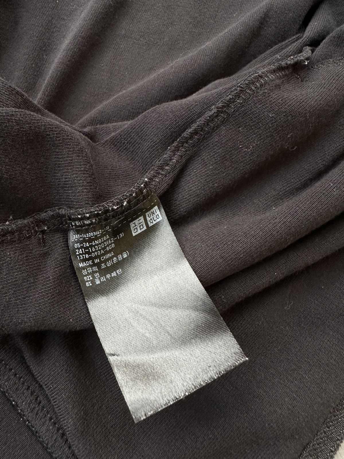 20471120 BLACK COLOUR UNIQLO Zip Fur Hoodie IfSixWasNine LGB style Size US S / EU 44-46 / 1 - 8 Thumbnail