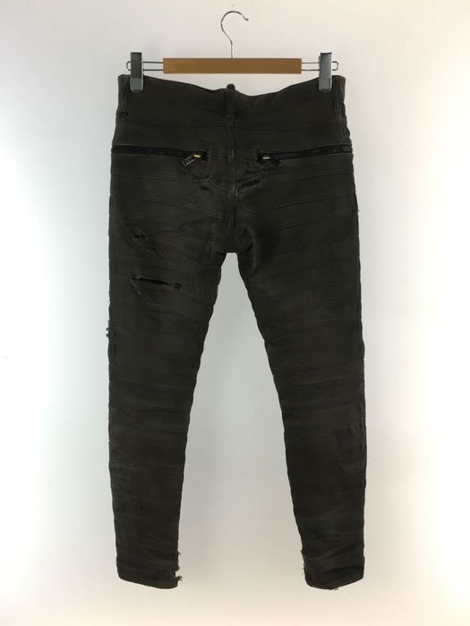 Undercover Denim High Power Stretch Hagi Pants Skinny Cotton Black