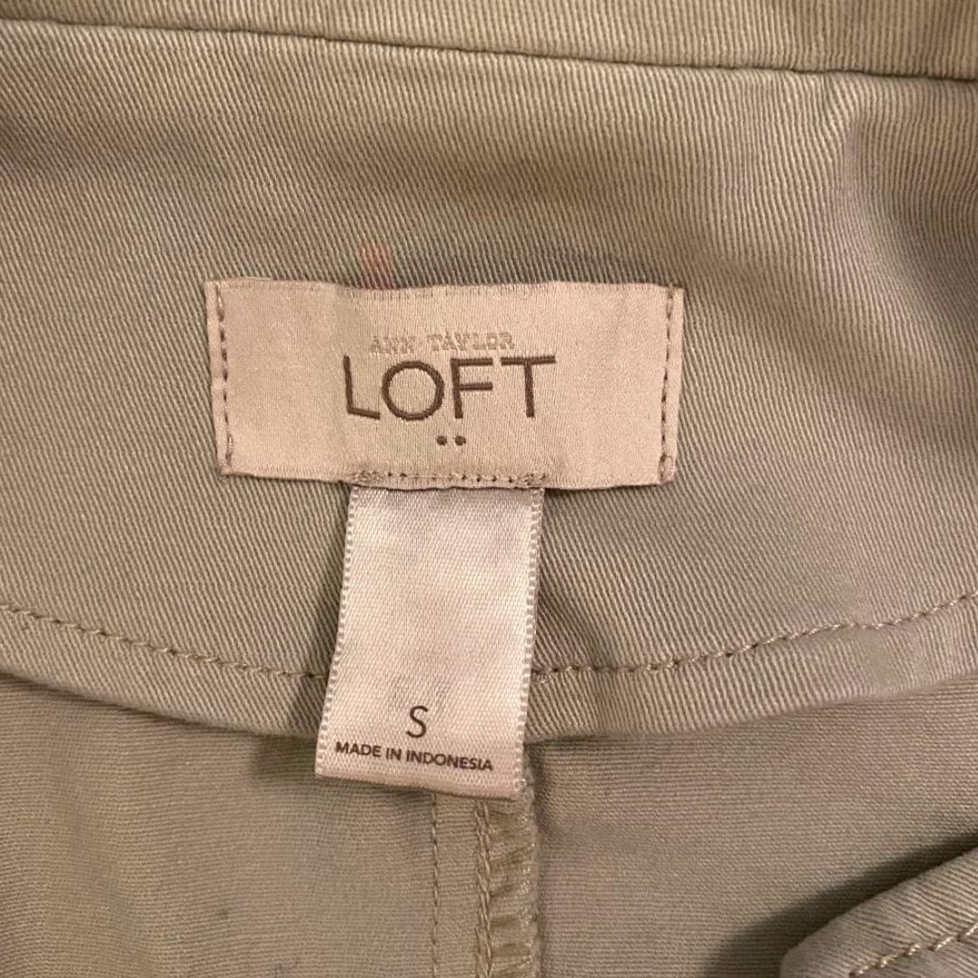LOFT Womens Lightweight Gray Stretch Jacket S Small