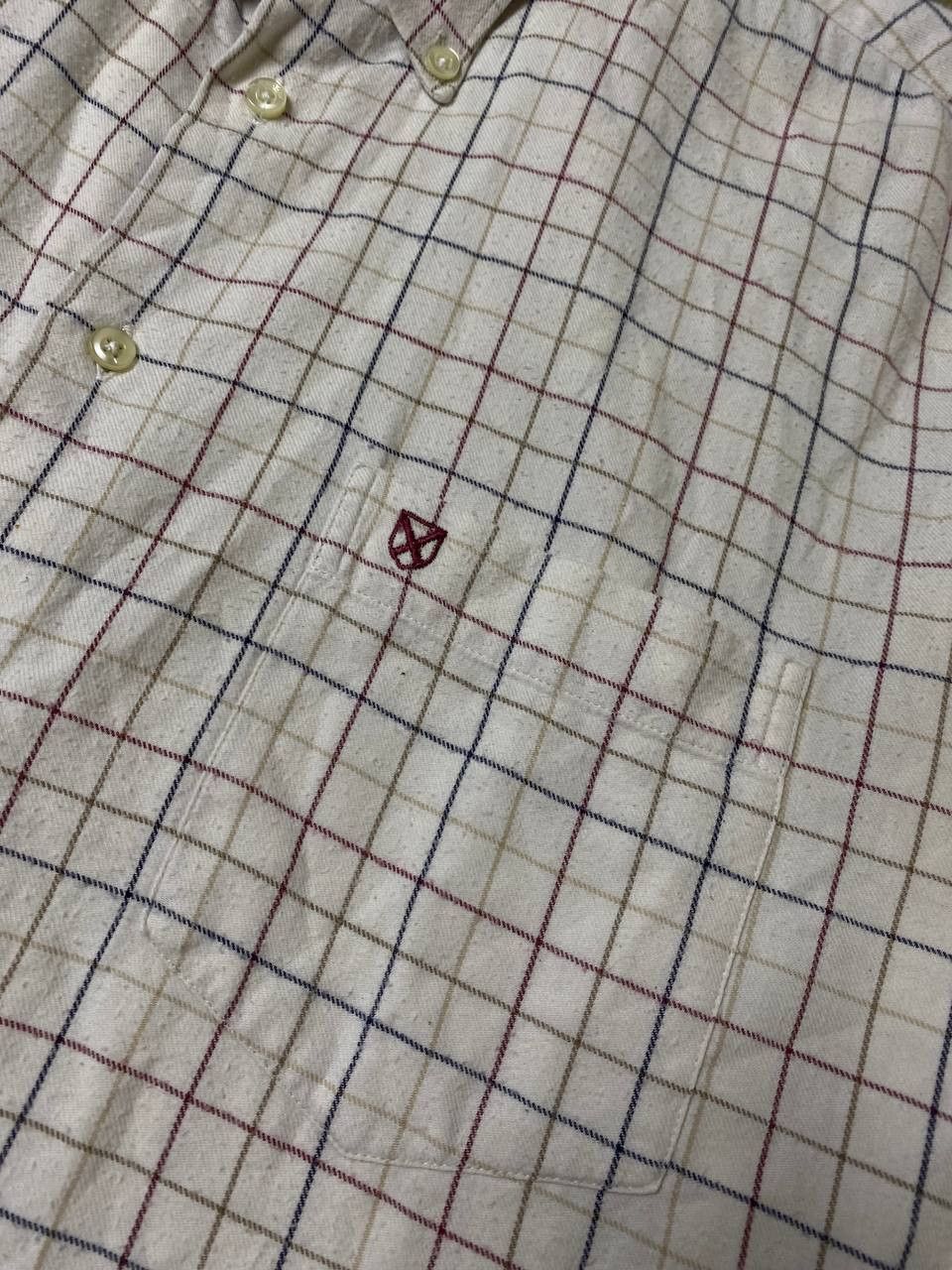 Barbour × Vintage Barbour Striped Checkered Button Up Short Sleeve Shirt Size US S / EU 44-46 / 1 - 5 Thumbnail