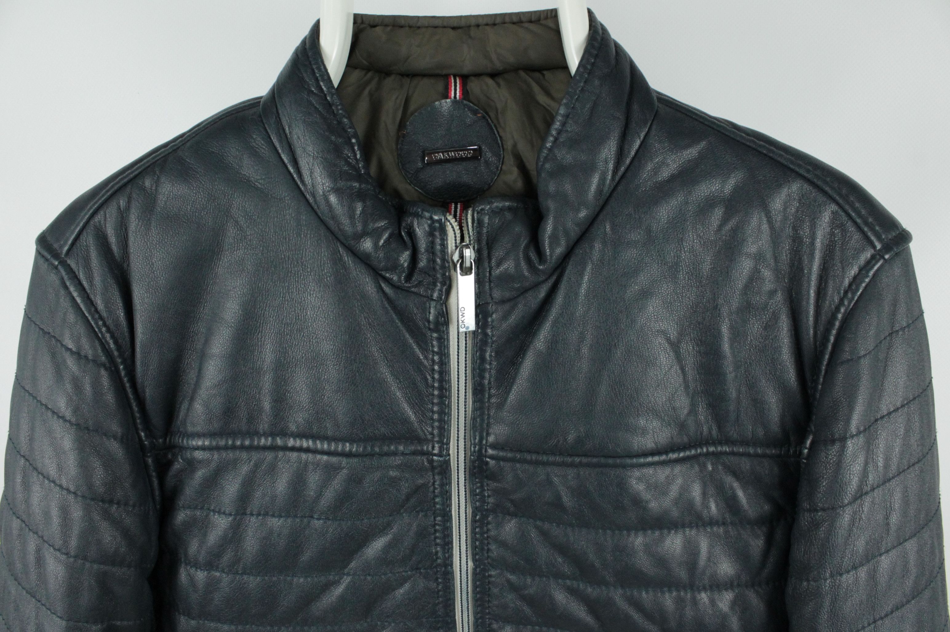 Genuine Leather Oakwood Quilted Leather Jacket Warmed Thinsulate Size US S / EU 44-46 / 1 - 2 Thumbnail