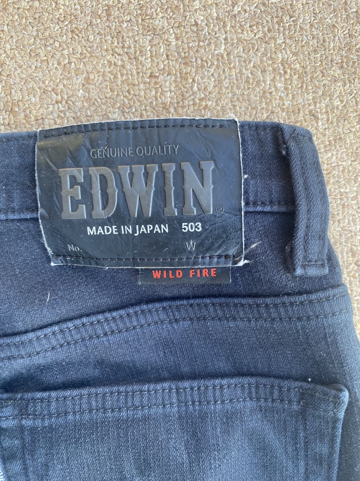 Edwin Vintage edwin 503 wild fire skiny winter denim Size US 28 / EU 44 - 11 Thumbnail