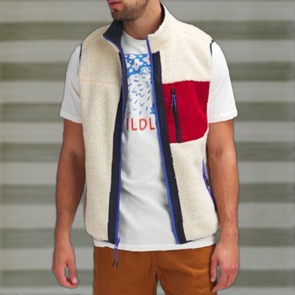 Stoic Stoic Men's Vest Reversible Sherpa Mixed Media XL Multicolor Vest Mens XL Reversible Coat? Size US XL / EU 56 / 4 - 1 Thumbnail