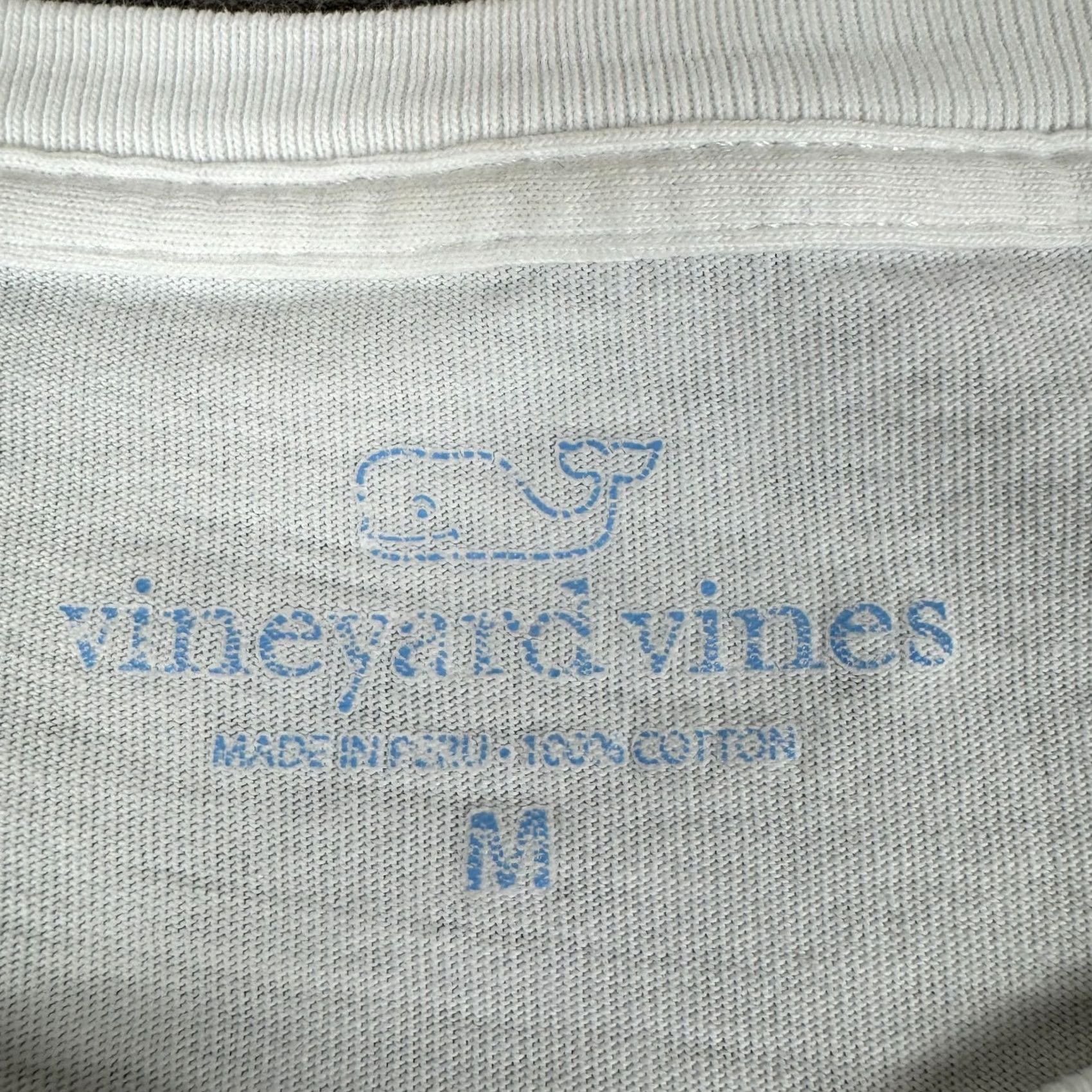 Vineyard Vines Vineyard Vines Nashville TN Whale Pocket Tee T-Shirt White Mens M Size US M / EU 48-50 / 2 - 7 Thumbnail