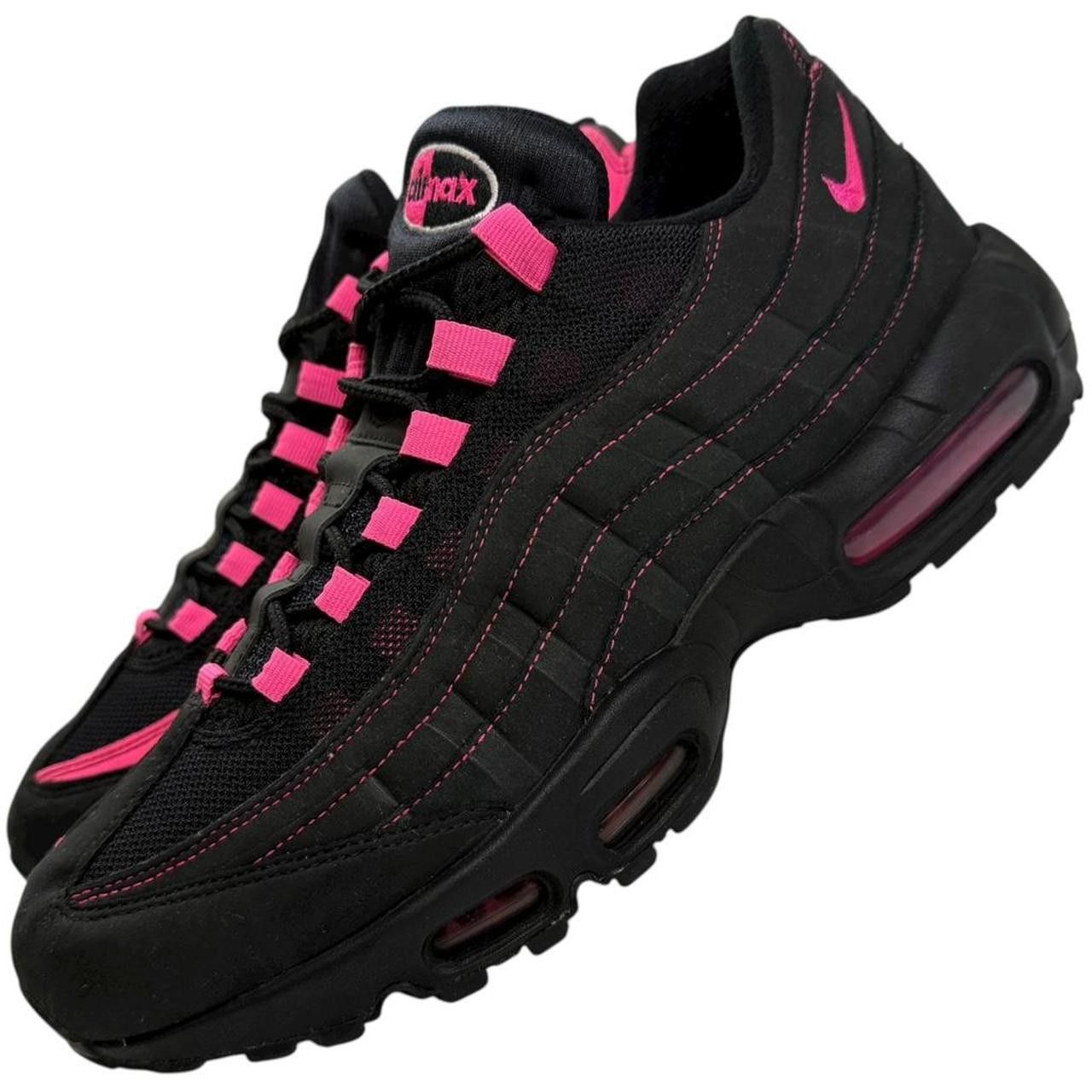 Nike Nike Air Max 95 Black Pink Blast - Size US 10.5 / EU 44.5 Size US 10.5 / EU 43-44 - 2 Thumbnail