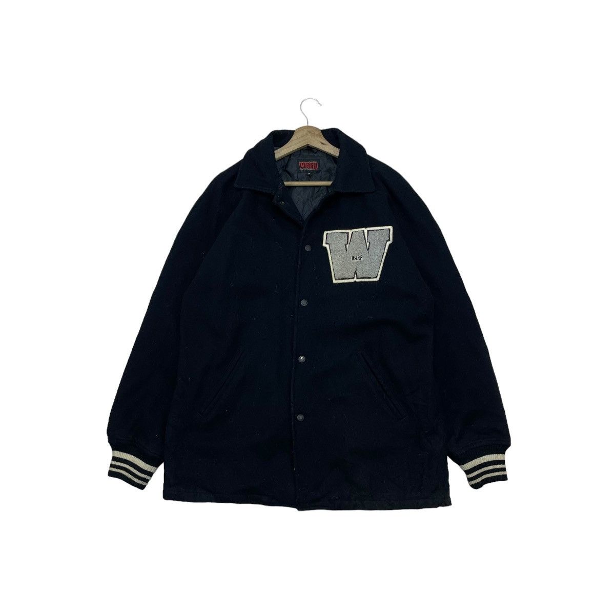 Hook-Ups VTG Warp USA Skateboarding Varsity Jacket Size US XL / EU 56 / 4 - 3 Thumbnail