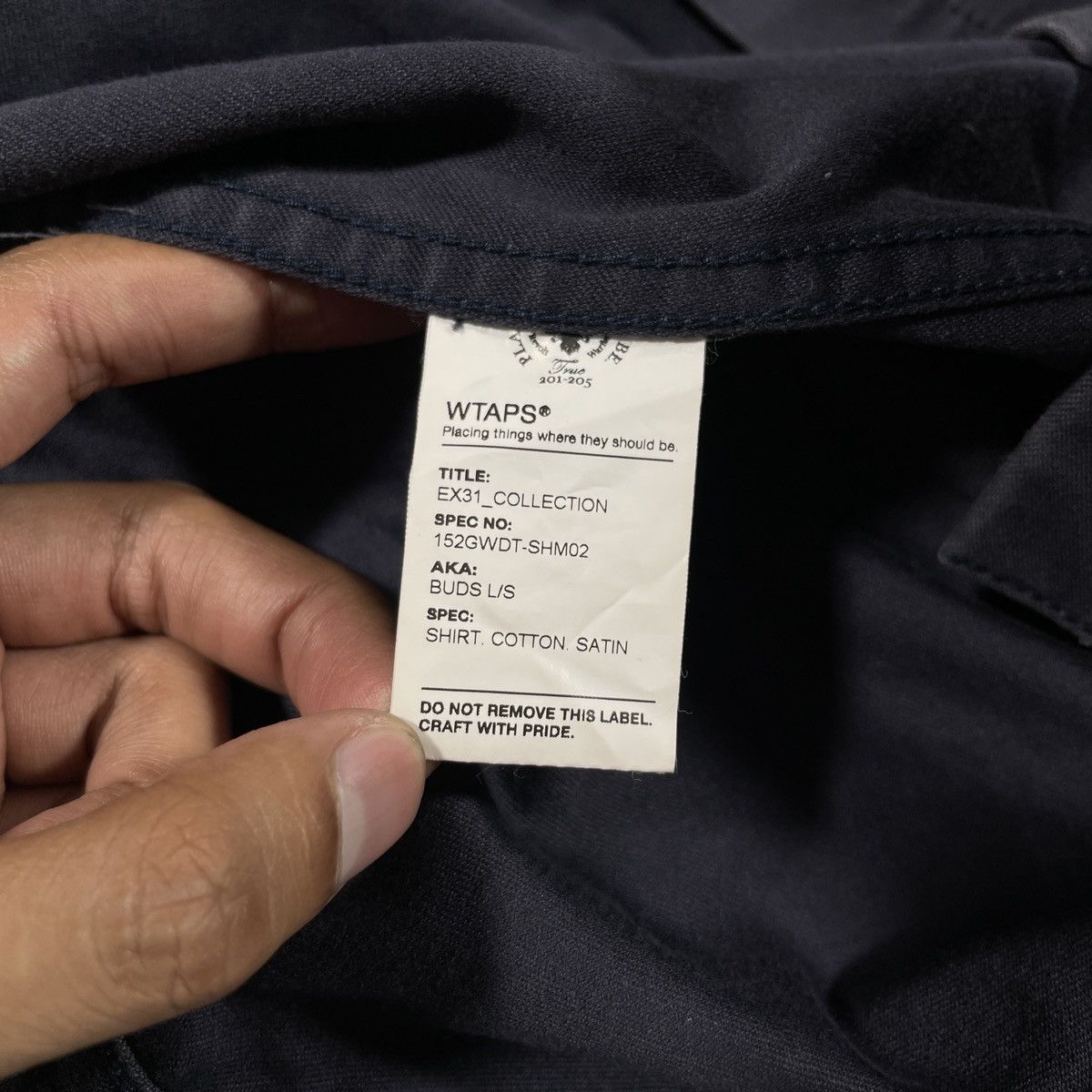 Wtaps WTAPS BUDS L/S SHIRT COTTON SATIN 2015 XRAY Size US XL / EU 56 / 4 - 9 Thumbnail