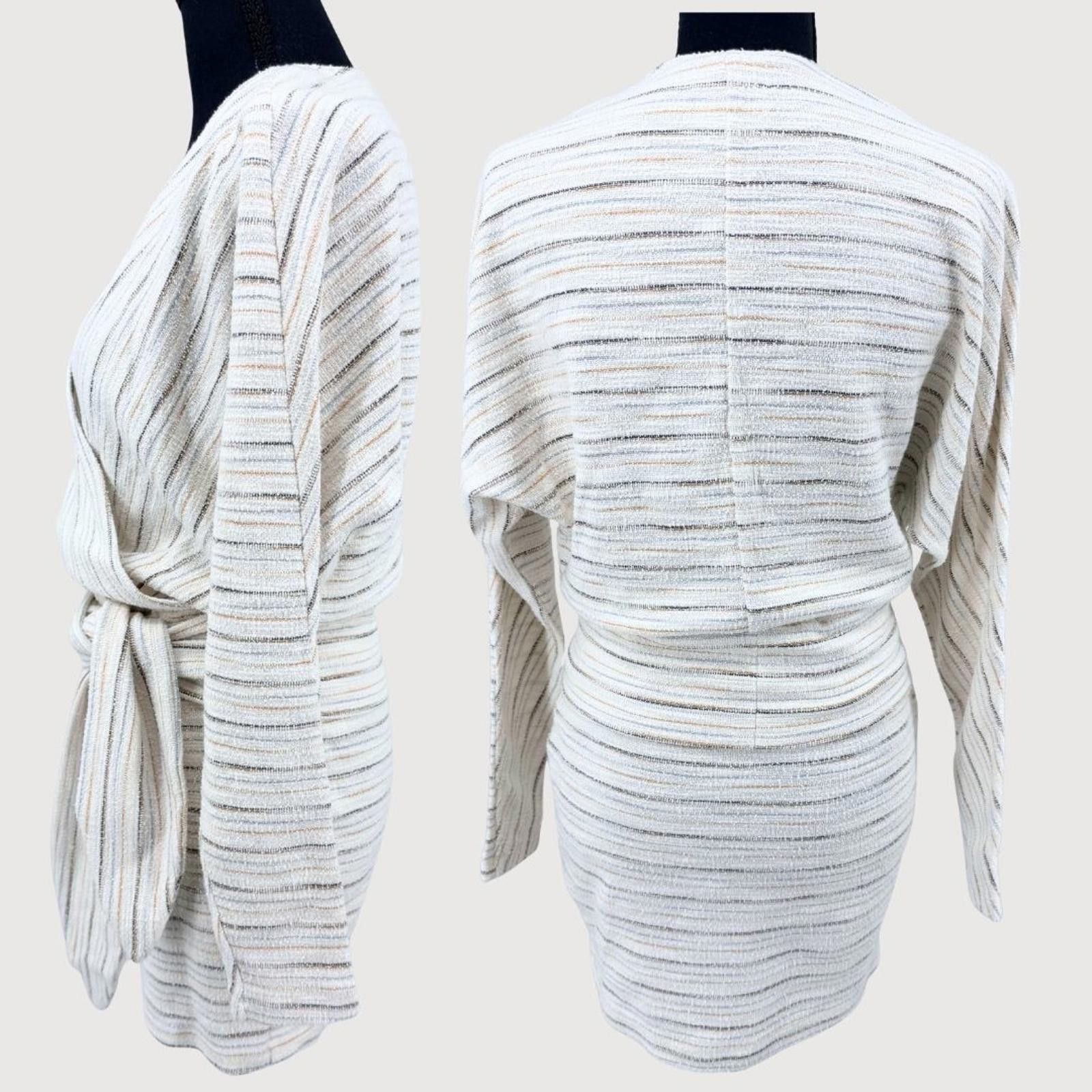 Other Saylor Kateri Wrap Mini Dress Ivory XS Size XS / US 0-2 / IT 36-38 - 5 Thumbnail
