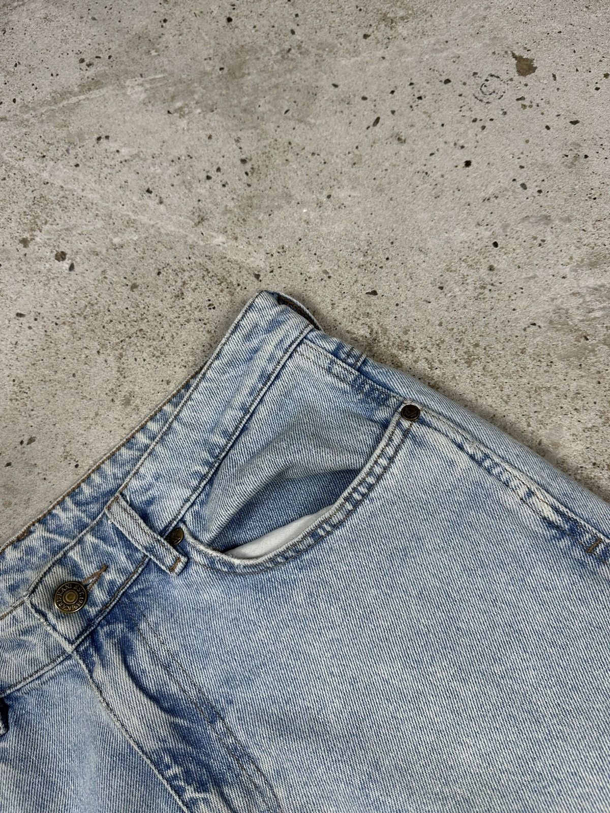 Karl Kani Vintage Y2K Karl Kani Carpenter Baggy Distressed Denim Pants Size US 31 - 12 Thumbnail