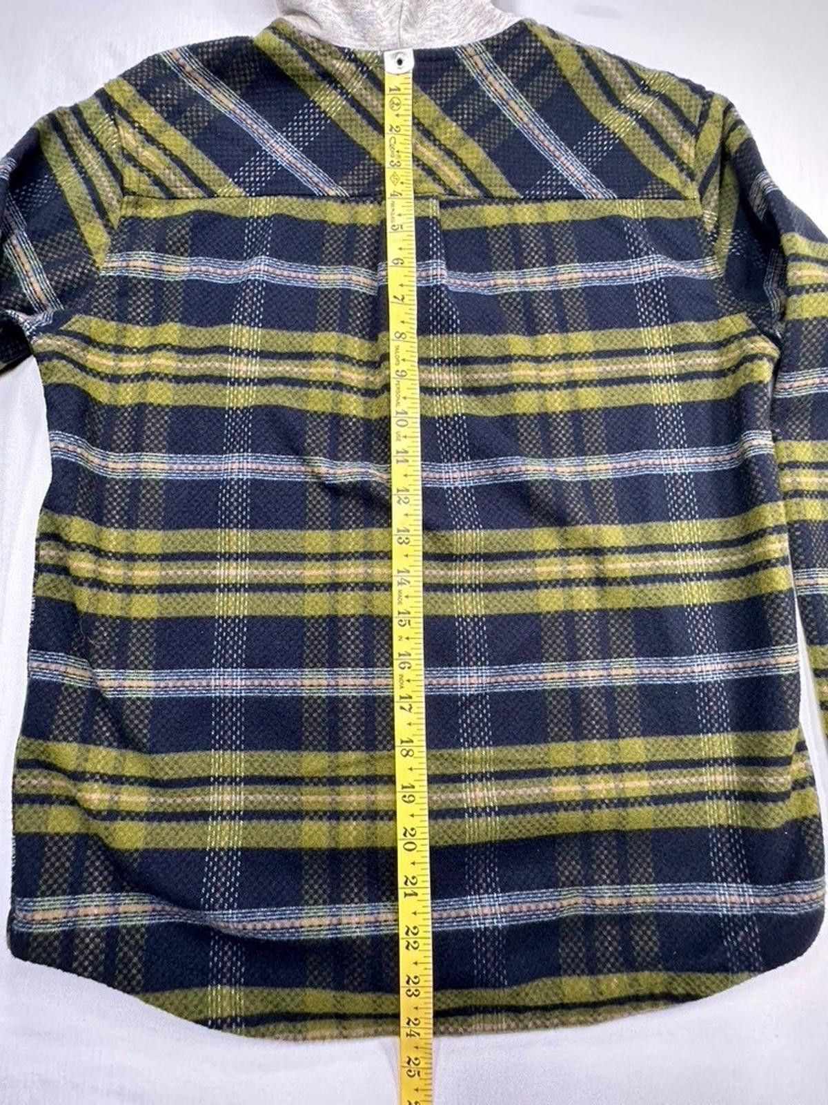 Scotch & Soda Scotch Soda Plaid Full Button Embroidered Hoodie Green Kid L Size US L / EU 52-54 / 3 - 2 Thumbnail
