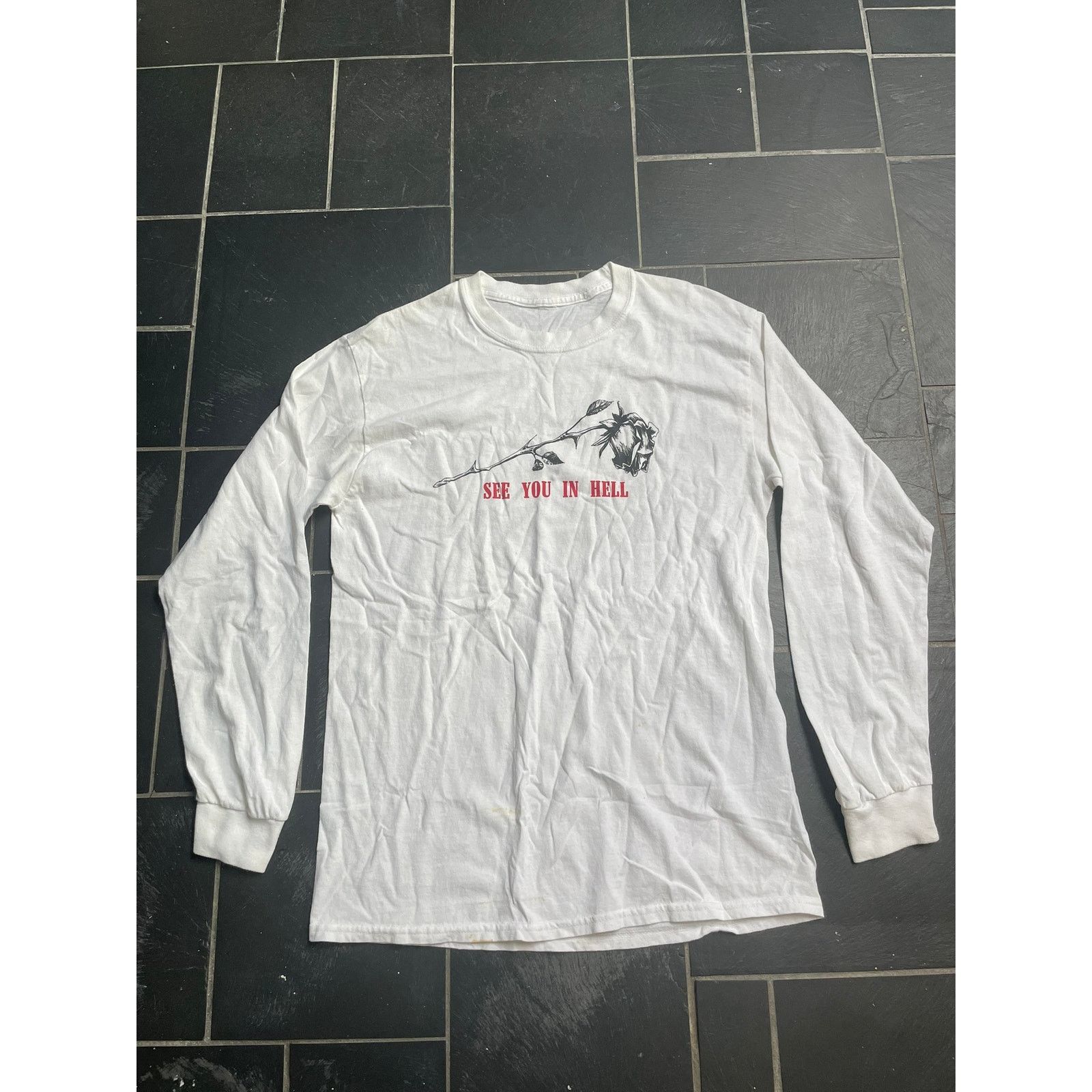 Other See You In Hell Long Mens Sleeve Shirt Size US S / EU 44-46 / 1 - 1 Thumbnail