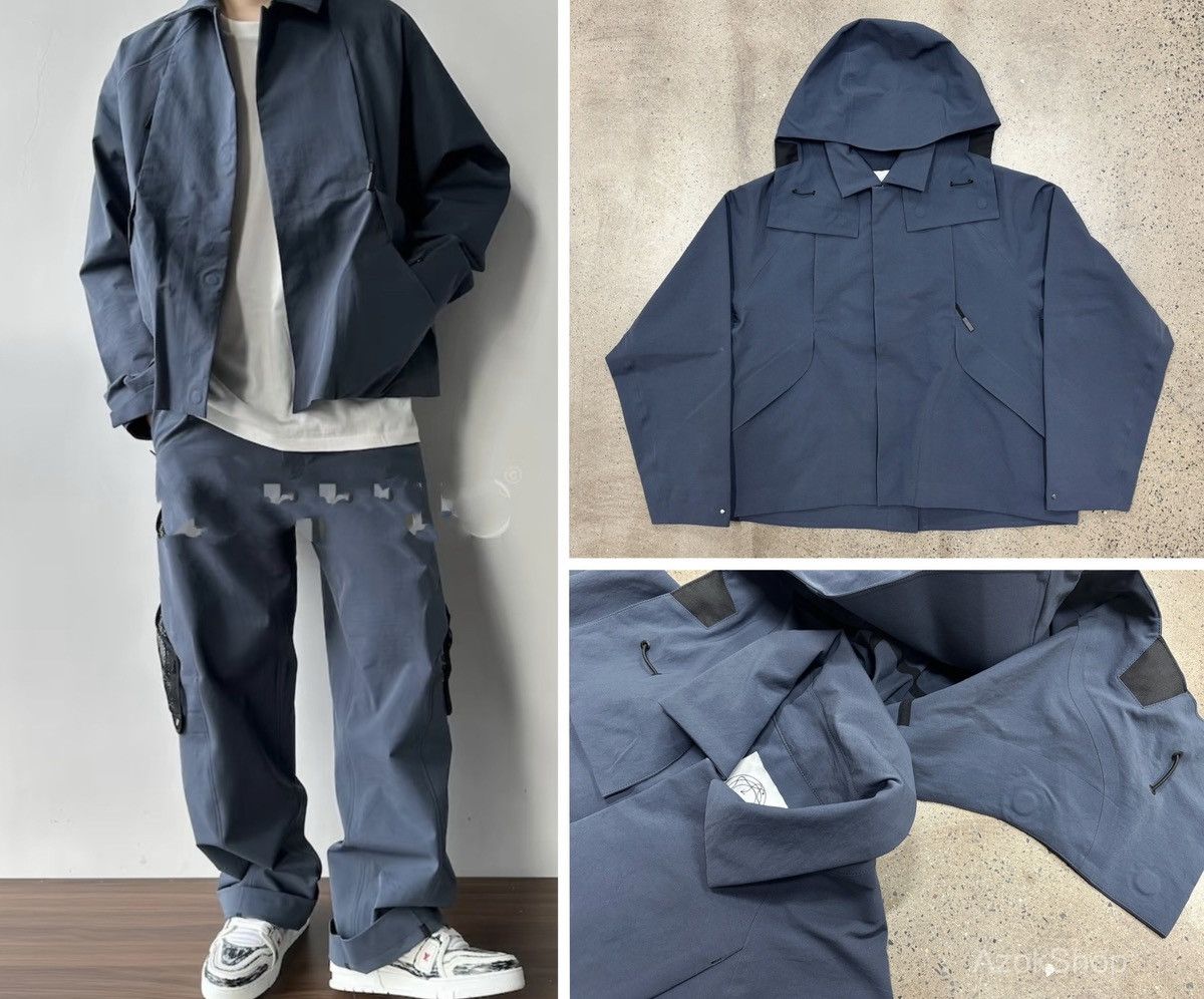 ジャケット・アウター Goldwin 0 Black Double Cloth Jacket 23SS Goldwin GOLDWIN 0 double Cloth Hooded Coach Jacket Black | Grailed