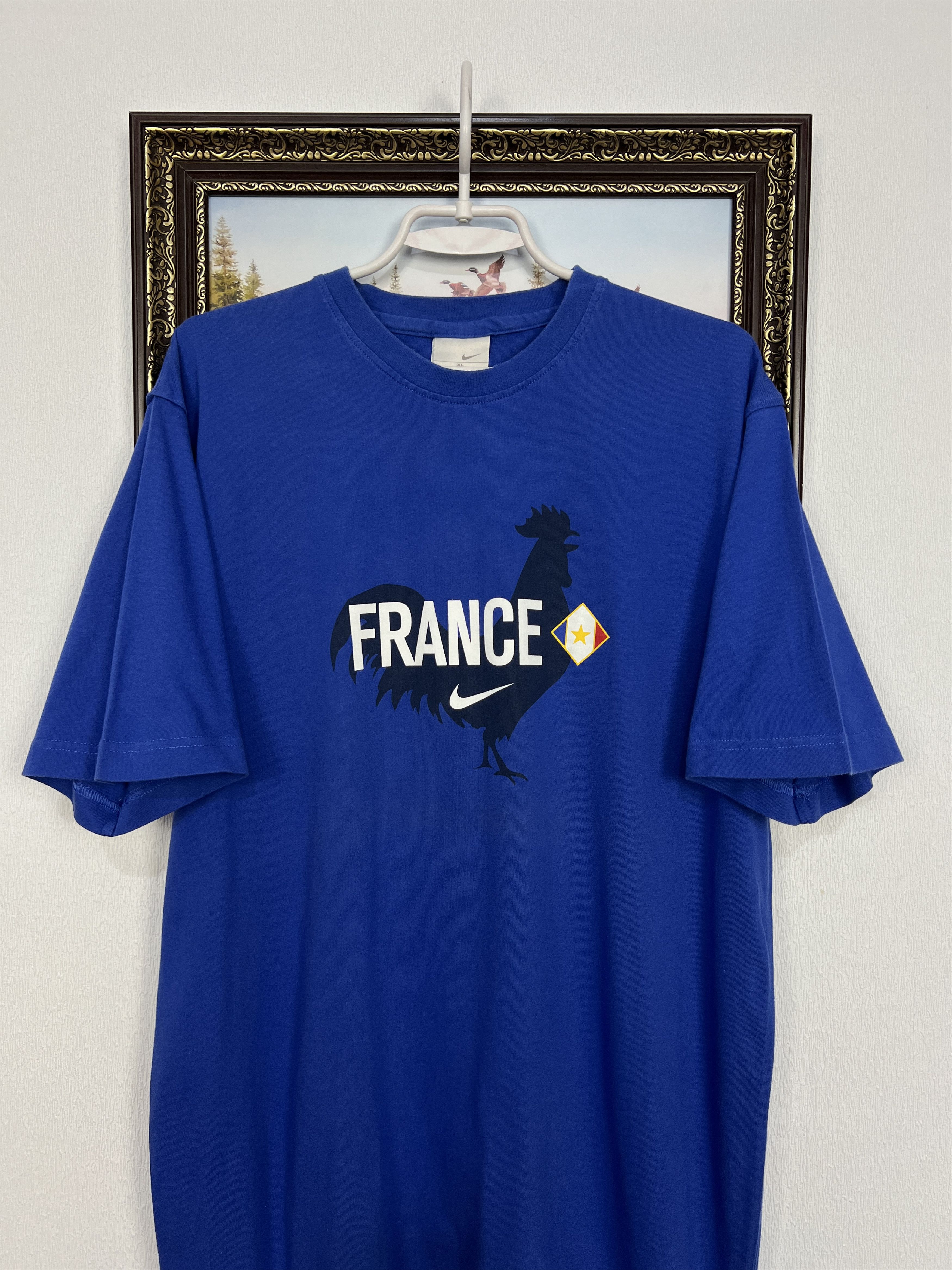 Nike Vintage Nike France Football Train Shirt #12 Henry Blue Size US XL / EU 56 / 4 - 2 Thumbnail
