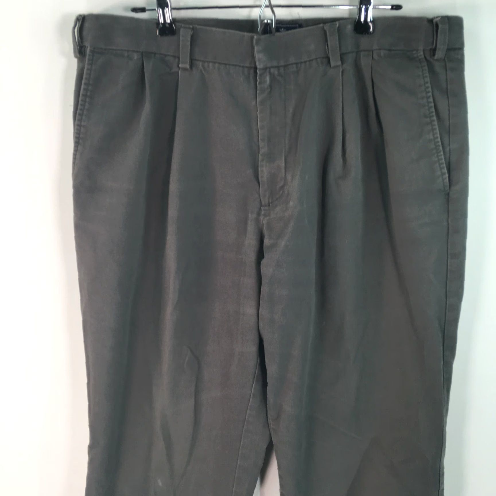 Dockers DOCKERS Mens Dress Pants Gray 38X29 Classic Fit Straight Leg High Rise Pants Size US 38 / EU 54 - 3 Thumbnail