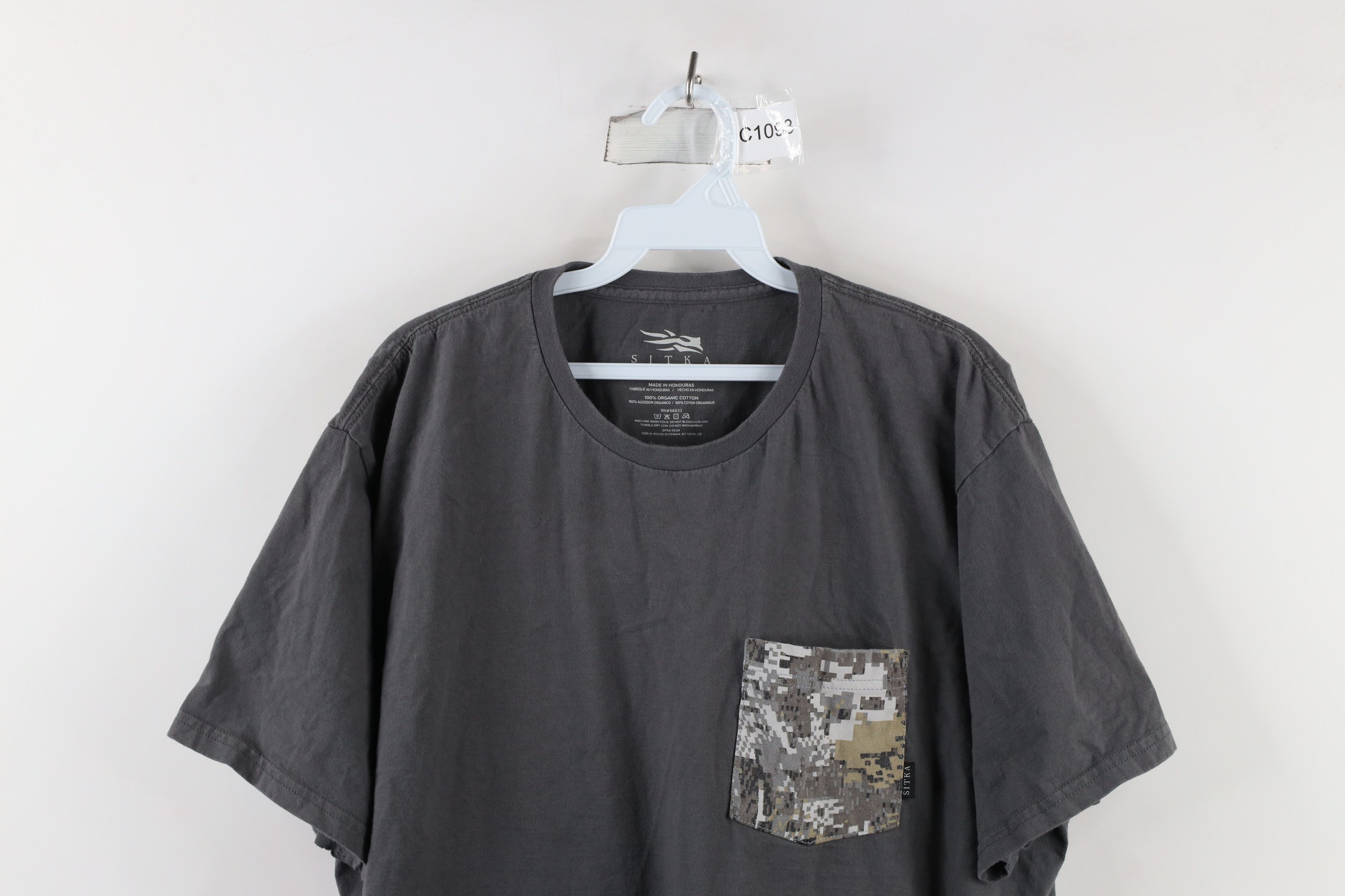 Vintage Sitka Gear Out Digital Camouflage Pocket T-Shirt AS IS Gray Size US XL / EU 56 / 4 - 2 Thumbnail