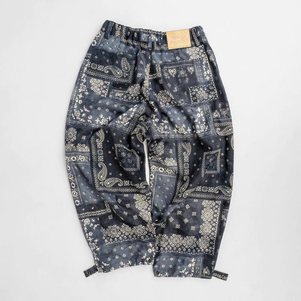 Designer × Japan Blue Bandana Rupture Sable Black Size US 33 - 4 Thumbnail