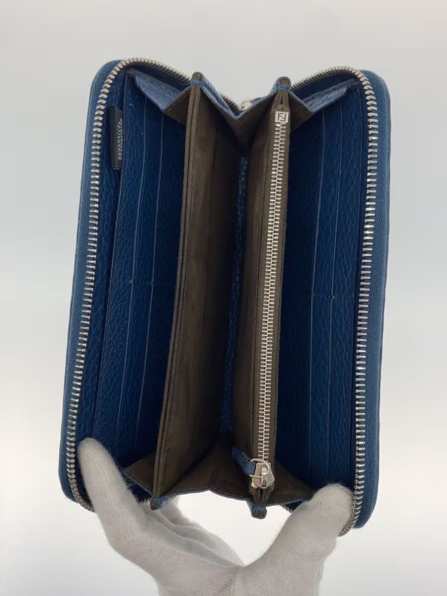 Fendi Fendi Leather Long Wallet Navy Size ONE SIZE - 4 Thumbnail