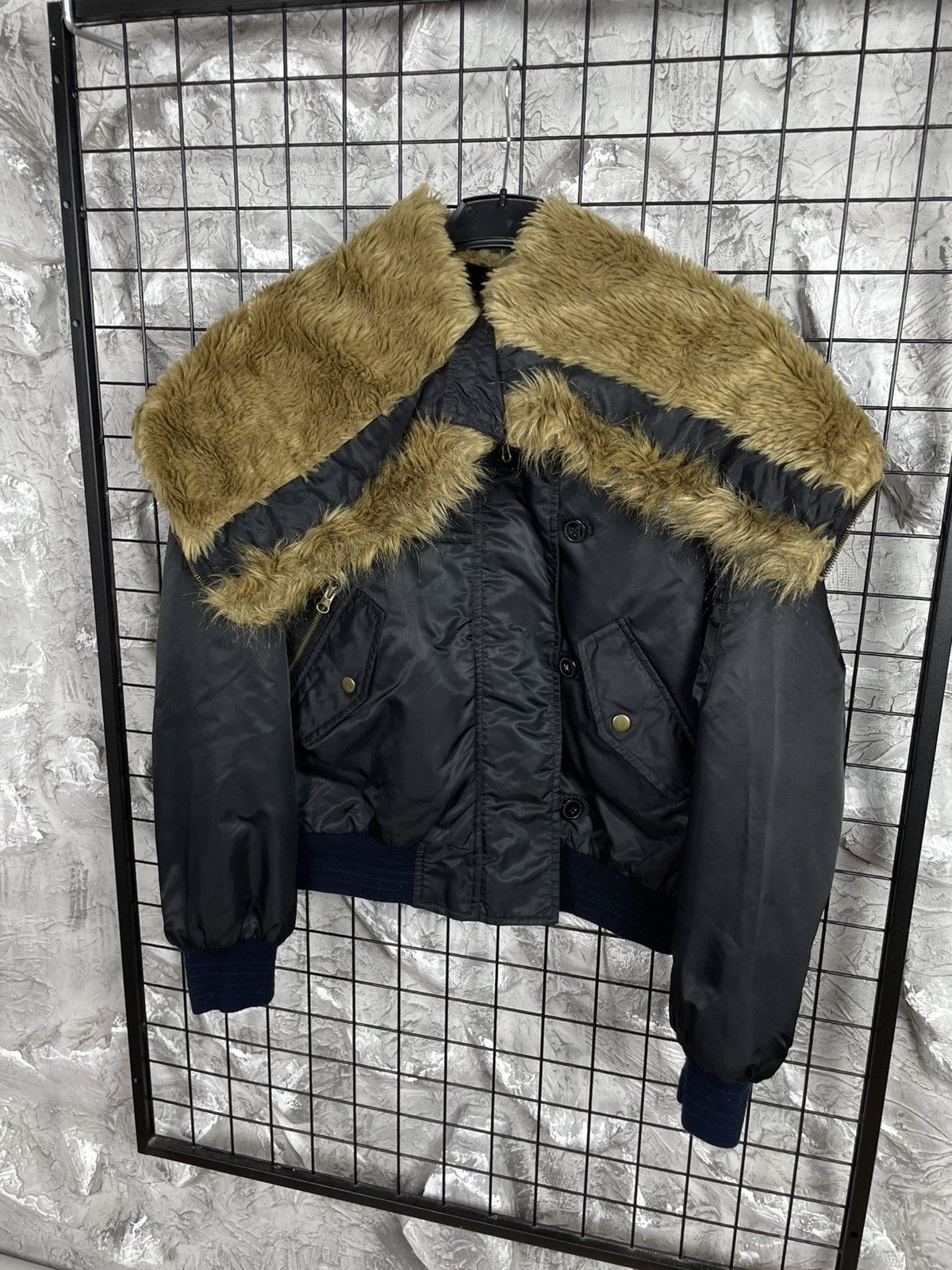 Junya Watanabe Y2K Fur Bomber If Six Was Nine Archive LGB GOA Japanese Vibe Size US S / EU 44-46 / 1 - 5 Thumbnail