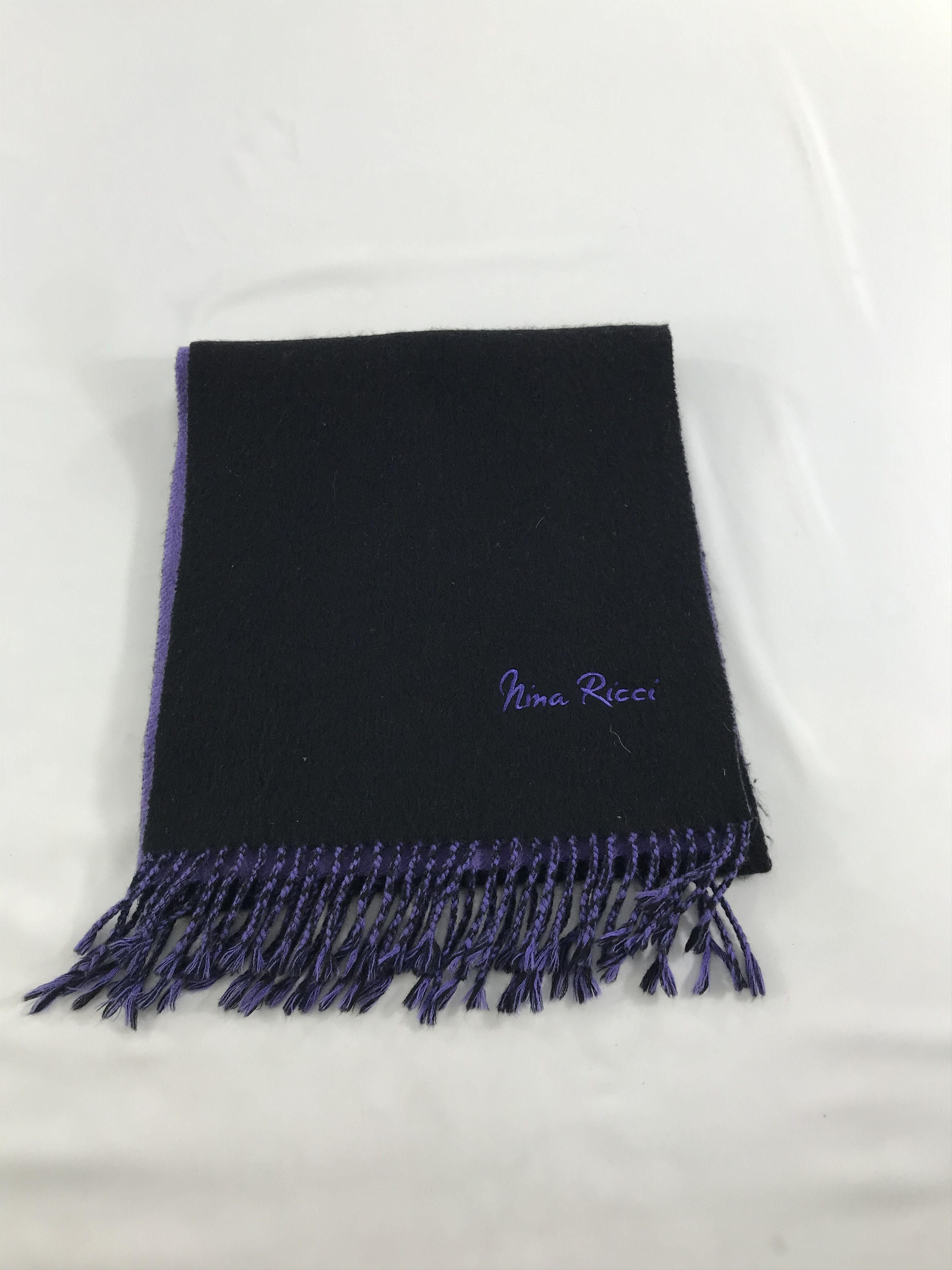Nina Ricci Nina Ricci Wool Scarf Muffler V113 Size ONE SIZE - 2 Thumbnail