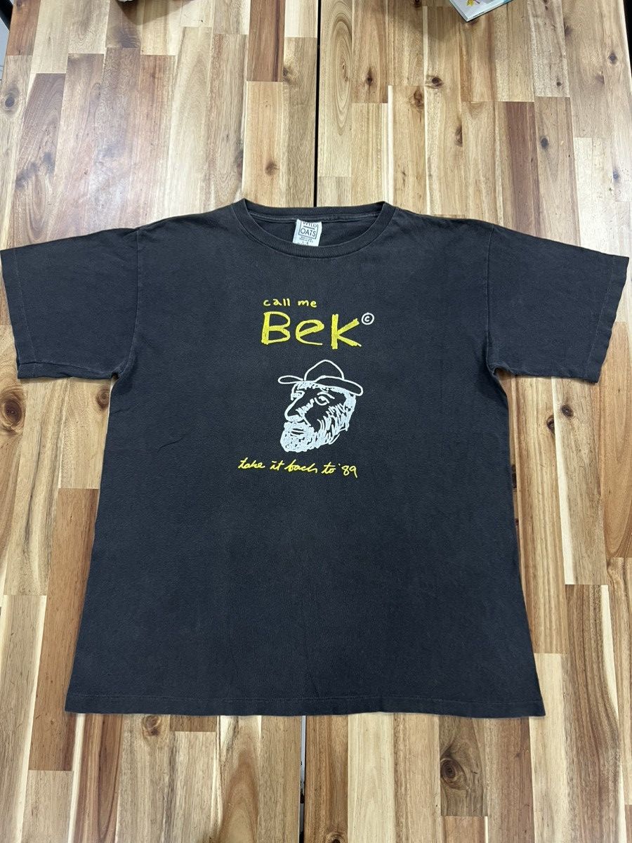 Band Tees × Vintage Vintage 80’s Call Me Bek Band Tees Tshirt Size US L / EU 52-54 / 3 - 1 Thumbnail