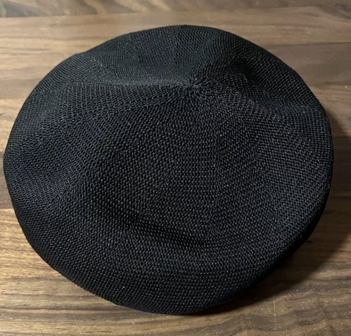 Aime Leon Dore Aime Leon Dore ALD Basketweave Beret Black Cotton Knit Mesh Size ONE SIZE - 1 Thumbnail