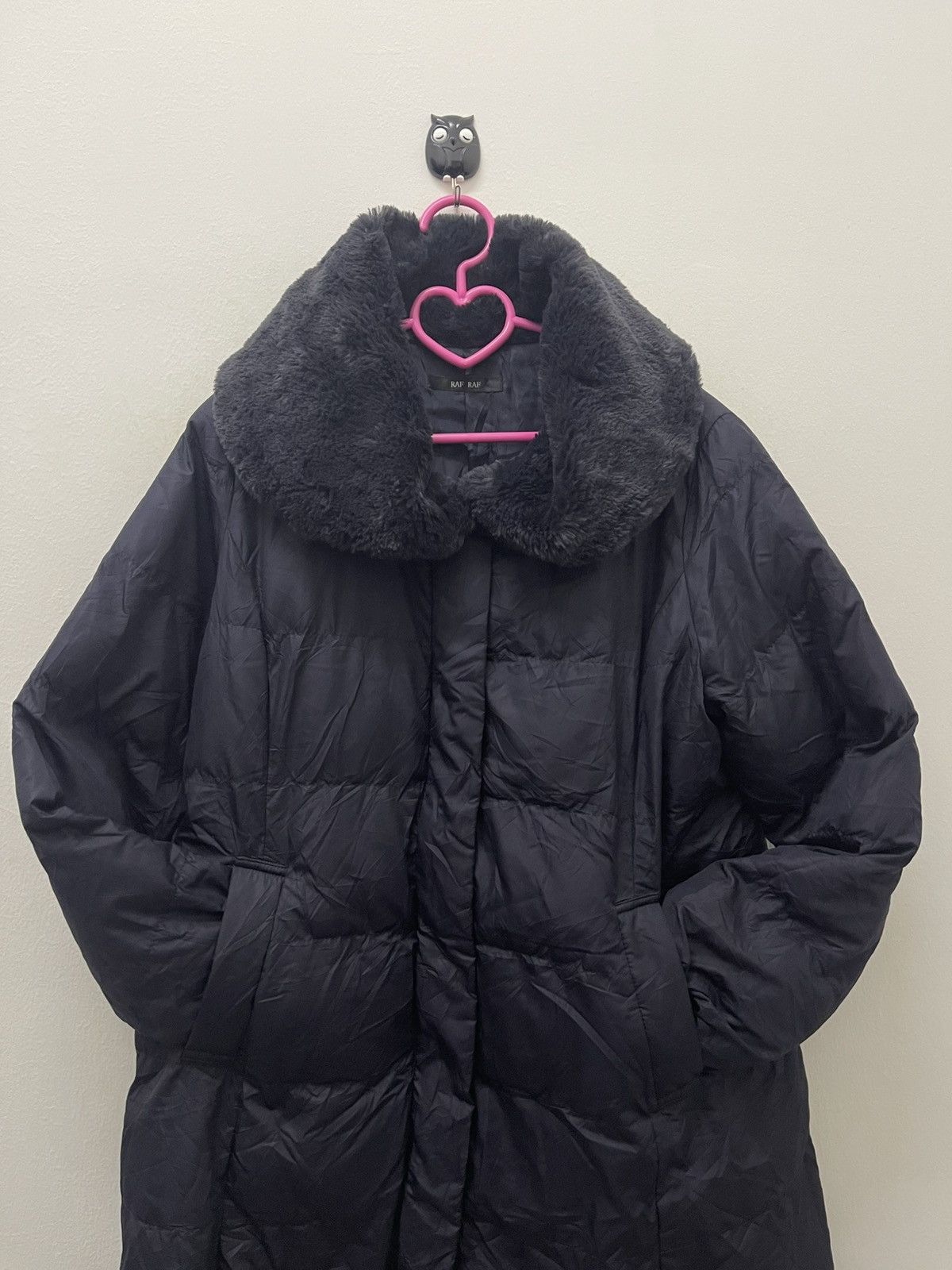 If Six Was Nine Rare Vintage RAF RAF Quilted Puffer Faux Fur Jacket Size US L / EU 52-54 / 3 - 2 Thumbnail
