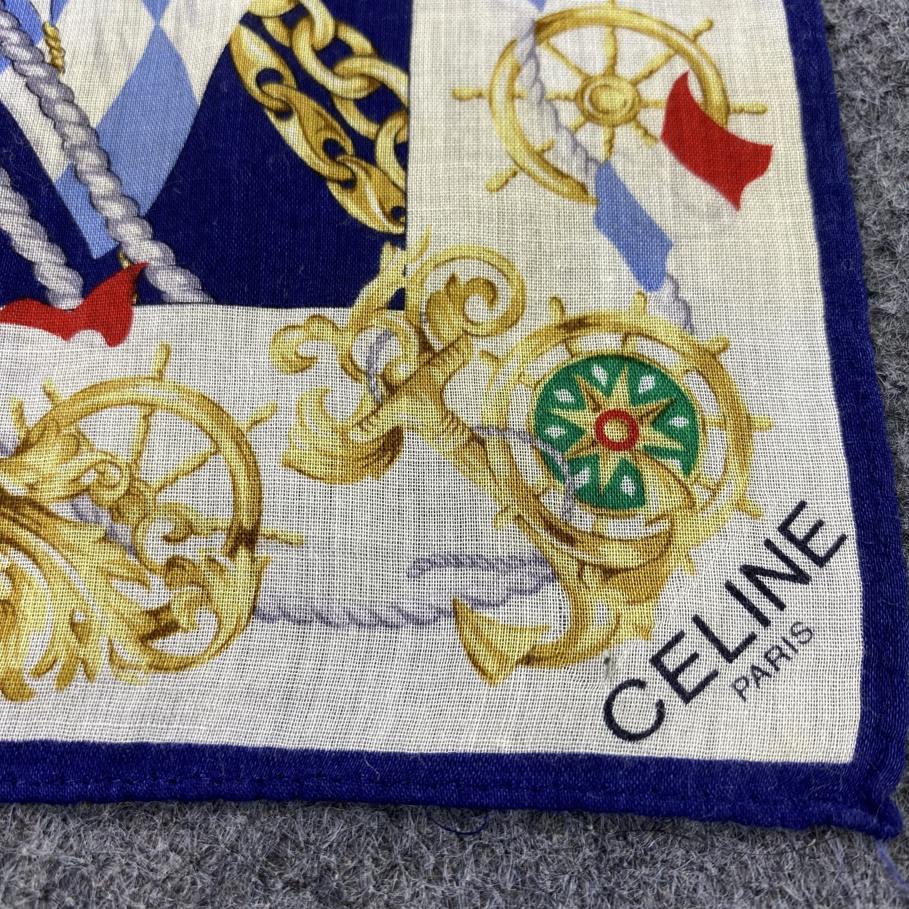 Celine Celine Handkerchief Neckerchief Bandana-B1709 Size ONE SIZE - 7 Thumbnail