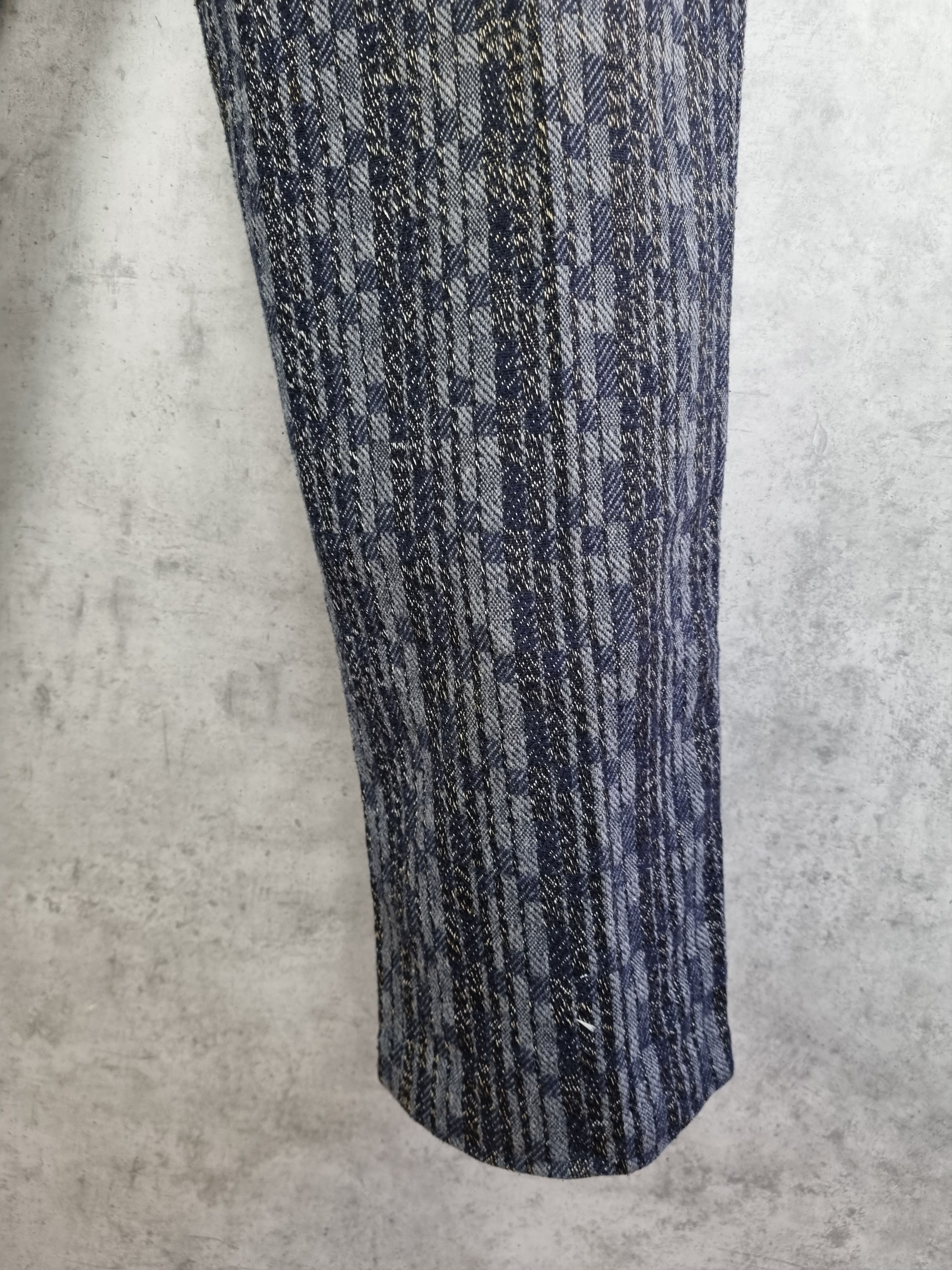Seditionaries × Vintage 90s Unique Gorgeous Knitted Wool Pants Missoni Style Size US 33 - 15 Thumbnail