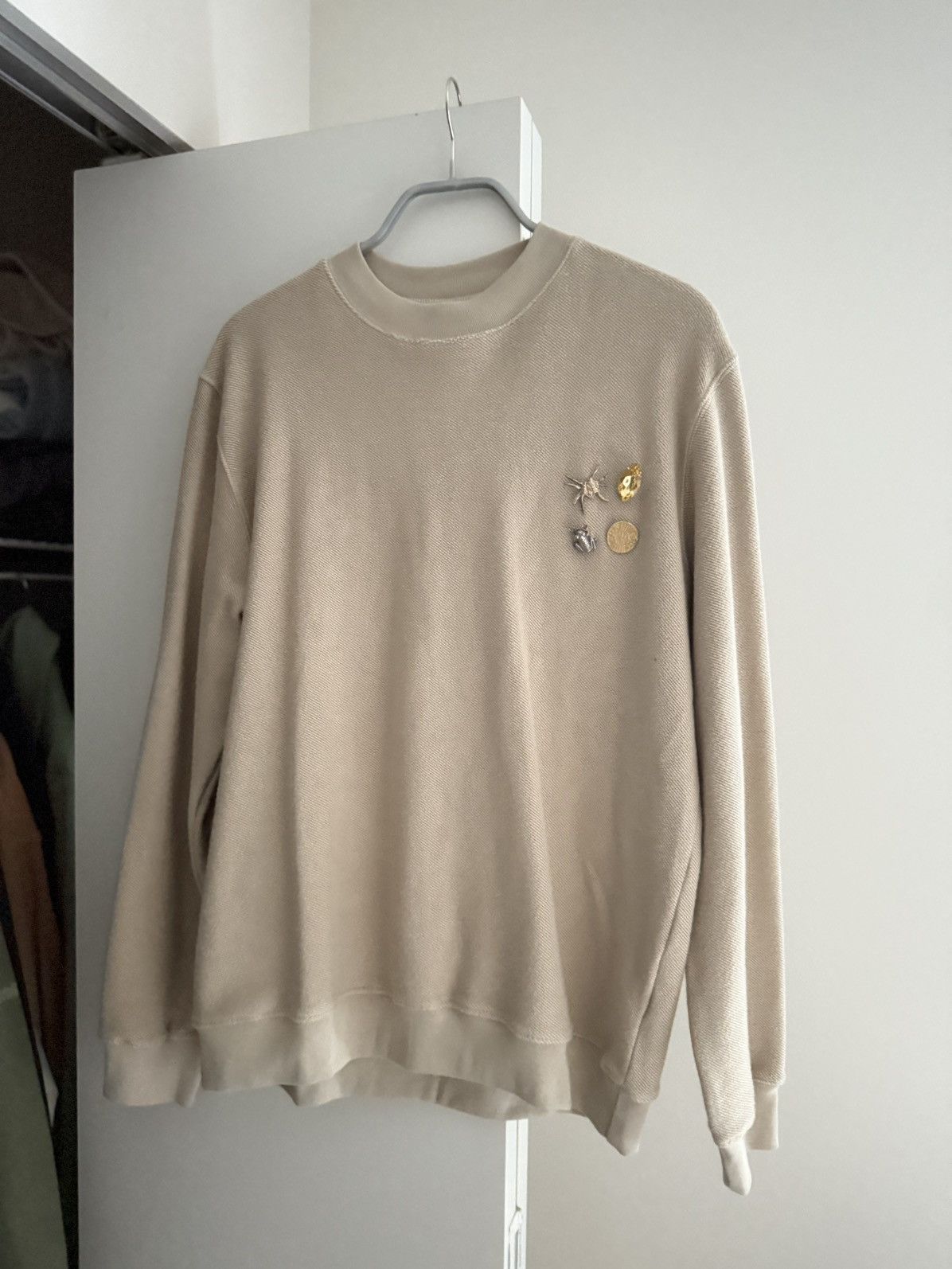 Song For The Mute Song for the Mute Slim Crewneck Pullover 'Oat' Size US S / EU 44-46 / 1 - 1 Thumbnail