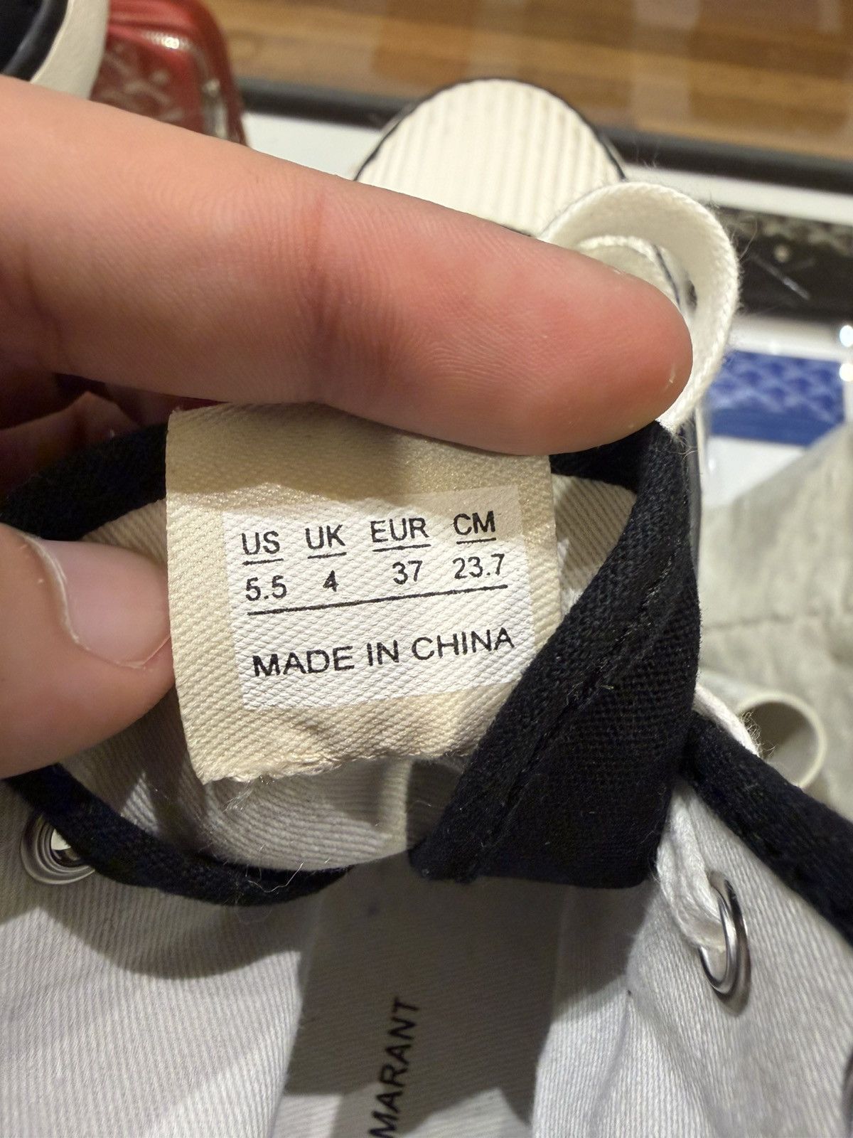 Isabel Marant Isabel Marant Benkeen High Top Sneaker Size US 7 / IT 37 - 8 Thumbnail