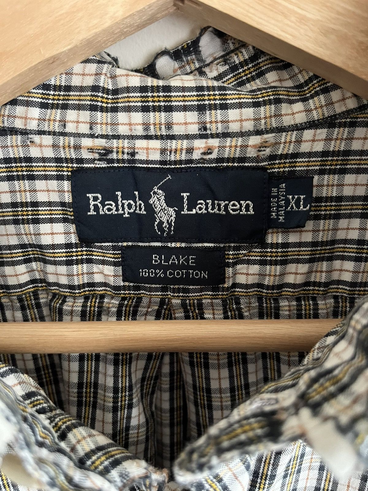 Ralph Lauren Ralph Lauren Blake 100% Cotton Button Up 90s Y2K 00s Boxy Size US XL / EU 56 / 4 - 3 Thumbnail