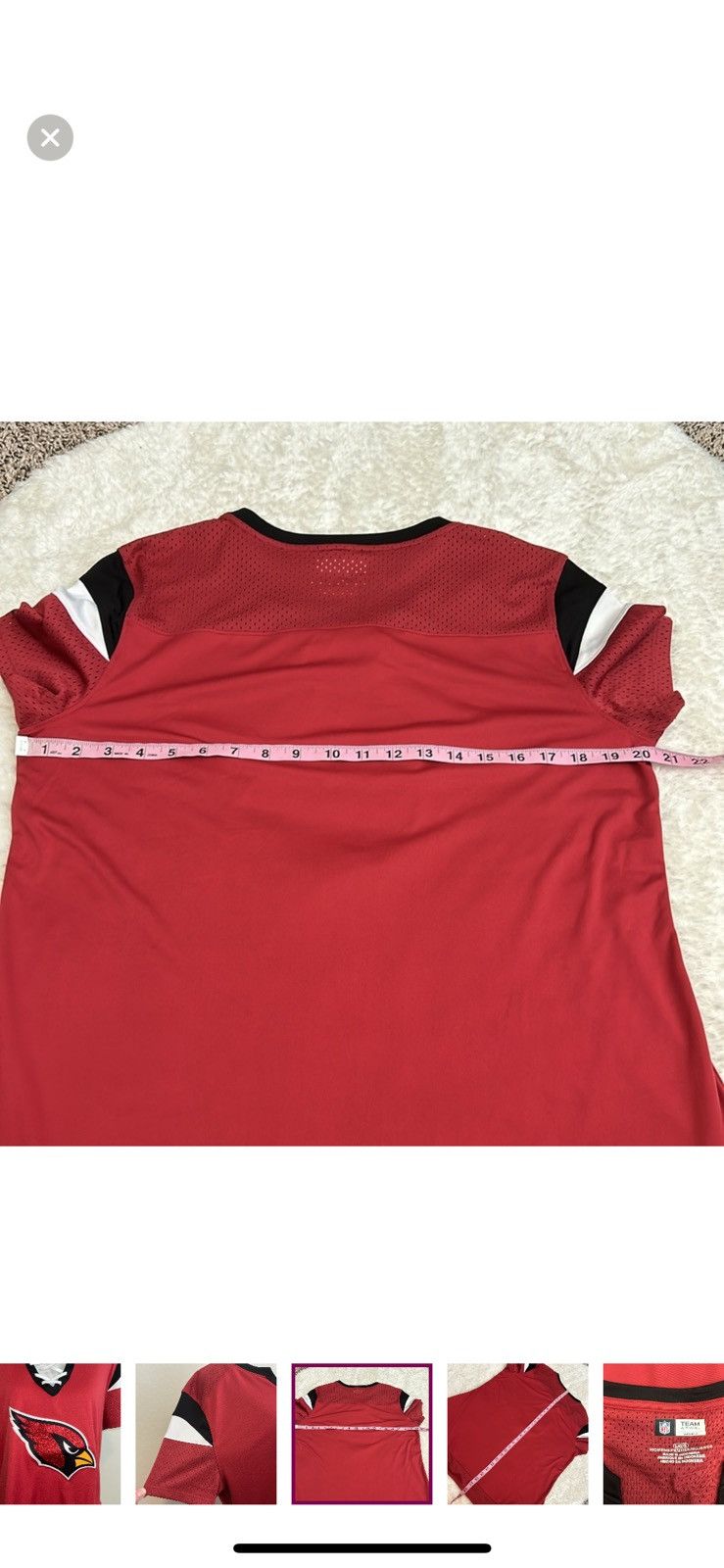 NFL NFL large Arizona cardinals jersey shirt Size L / US 10 / IT 46 - 2 Thumbnail