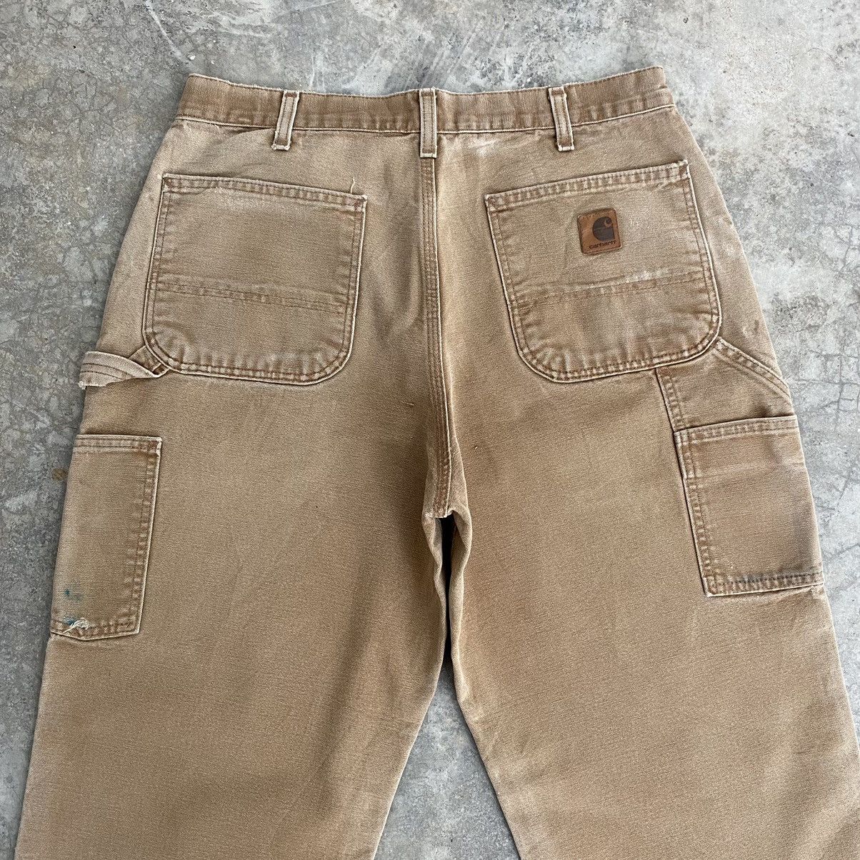 Carhartt Vintage Carhartt Faded Tan Carpenter Work Pants Size US 32 / EU 48 - 14 Thumbnail