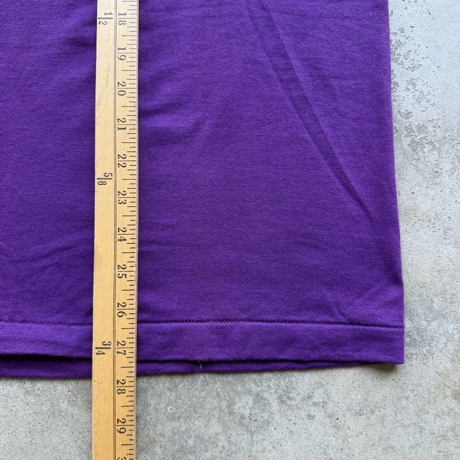 Jerzees Vintage 1985 Lakers World Champions Single Stitch Tee Medium Size US M / EU 48-50 / 2 - 8 Thumbnail