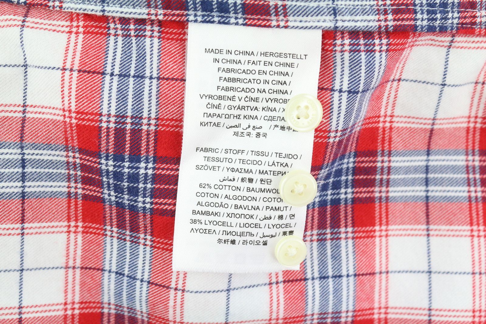 Gant FLANNEL CHECK EU34 Button-Down Colourful Shirt 84988 Size XS / US 0-2 / IT 36-38 - 8 Thumbnail