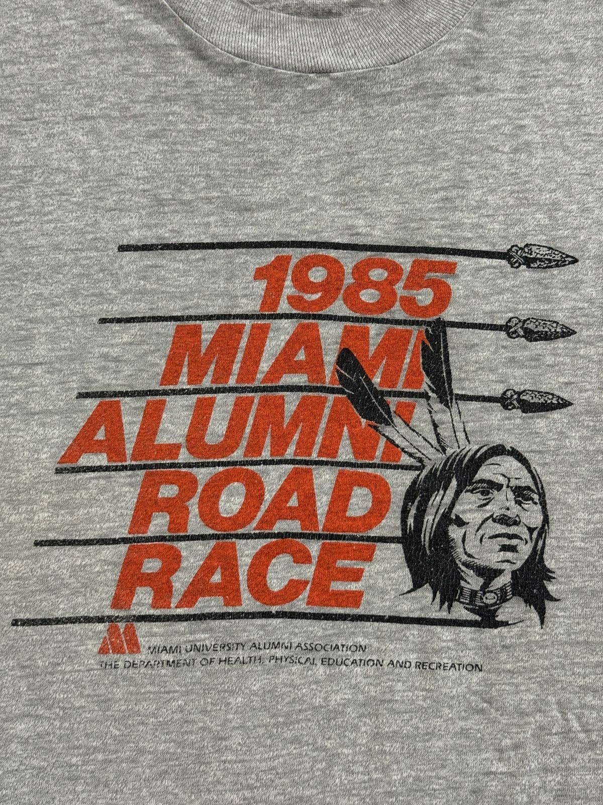 Designer Vintage Miami University Alumni T-shirt 1985 Miami Road Race Size US XL / EU 56 / 4 - 3 Thumbnail