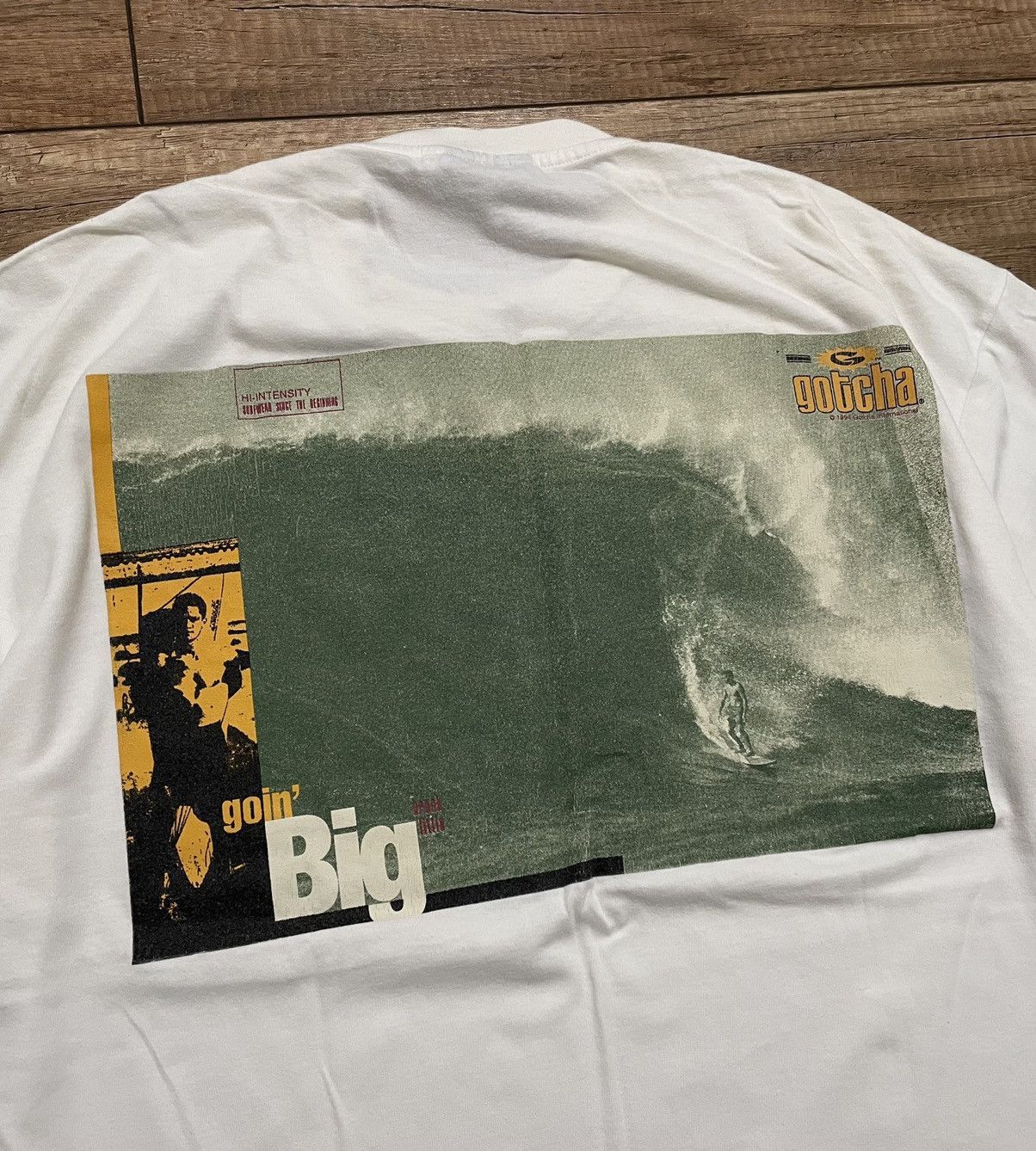 Gotcha Rare Vintage Gotcha USA 1994 Surfing Skate T shirt Size US L / EU 52-54 / 3 - 5 Thumbnail
