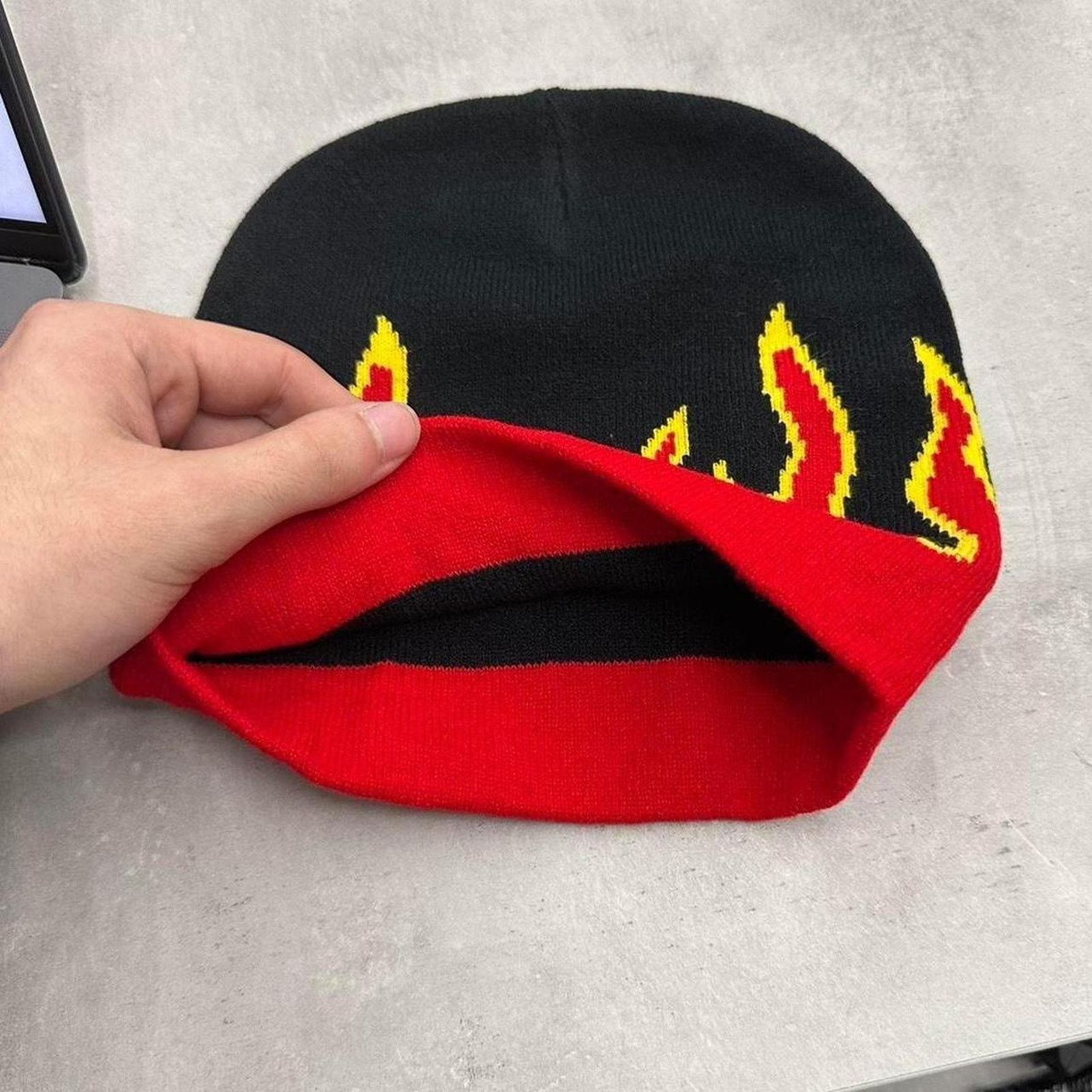 Other Y2k flame fire graphic red Size ONE SIZE - 2 Thumbnail