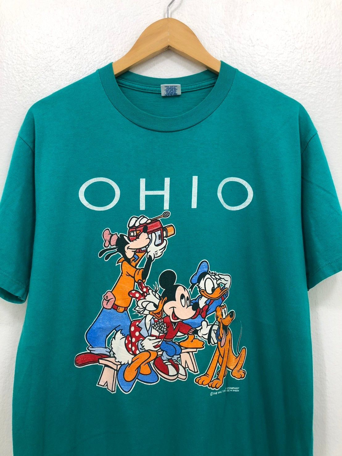 Disney × Mickey Mouse × Vintage Vintage 90's MICKY MOUSE Shirt Disney Donald Duck Goofy BN Size US L / EU 52-54 / 3 - 1 Thumbnail