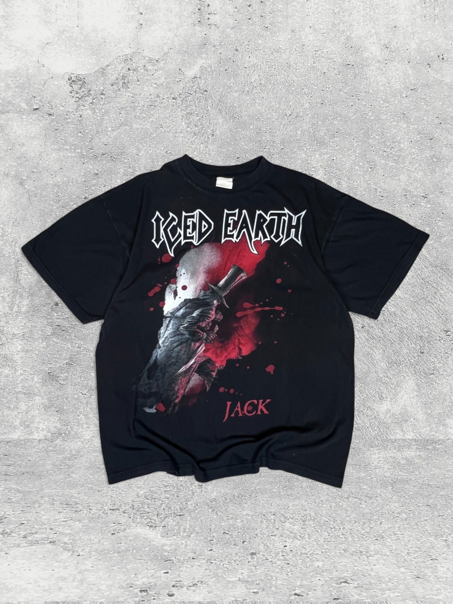 Other Iced Earth 90s Vintage Tour Tee Black Red XL Size US XL / EU 56 / 4 - 1 Thumbnail