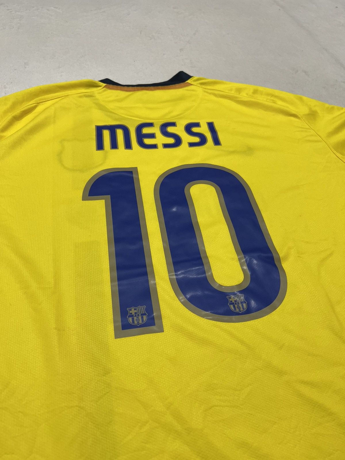 Nike Barcelona 2008 Nike Away Jersey #Messi 10 Size US XL / EU 56 / 4 - 2 Thumbnail