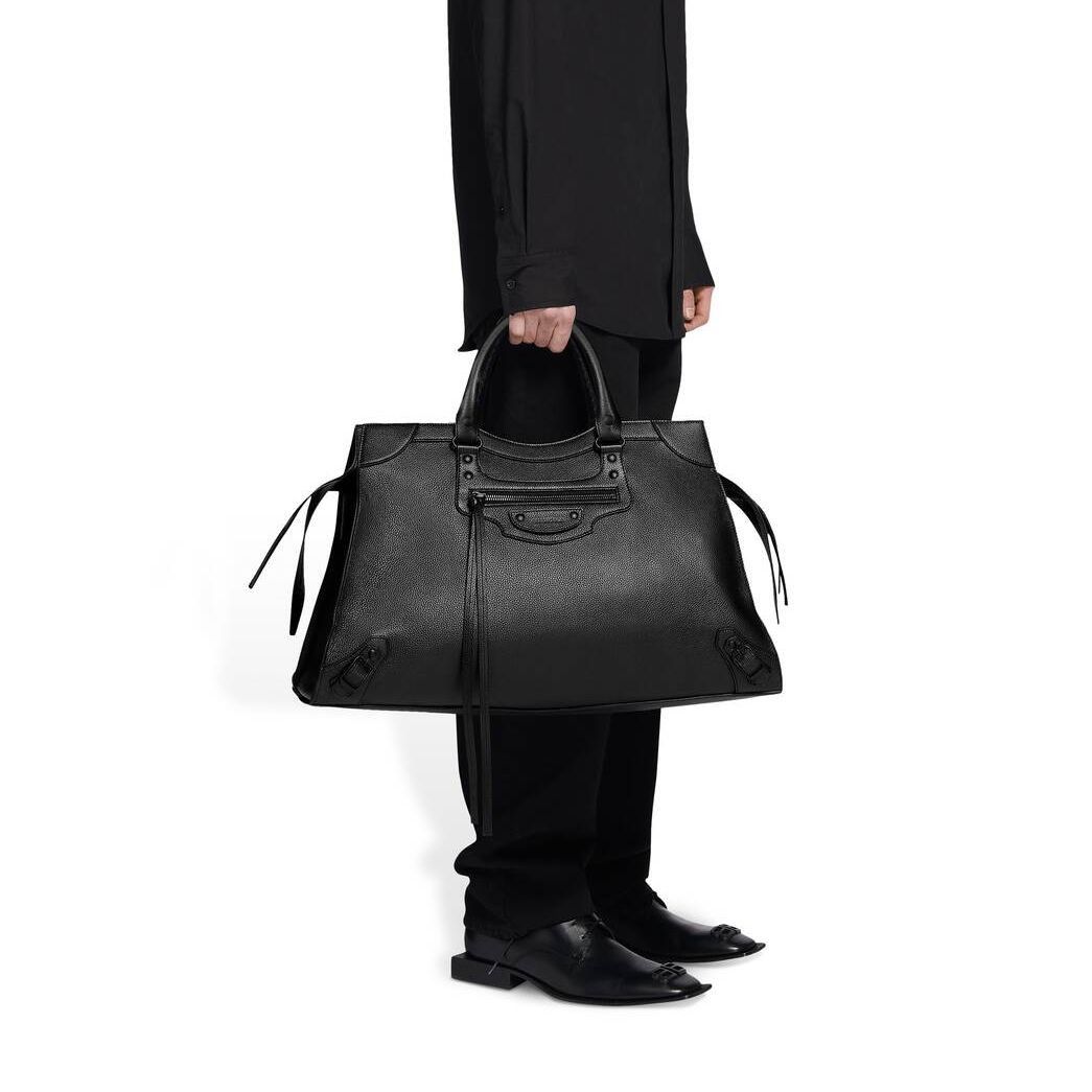 Balenciaga o1mt1gz1024 Size: OS / Neo Classic Large Bag in Black Size ONE SIZE - 2 Thumbnail
